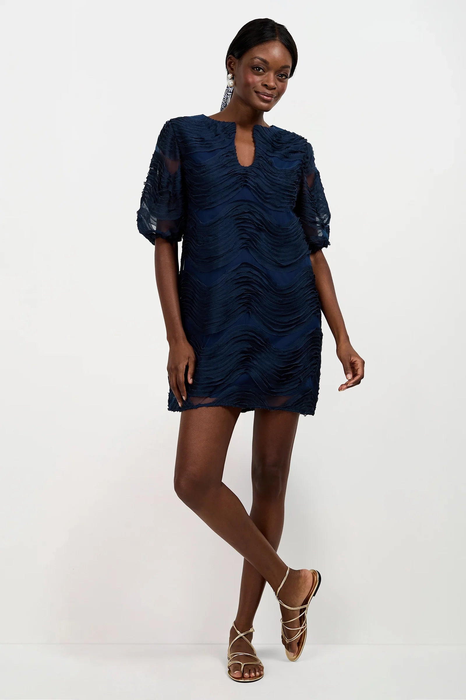 Torchino Organza Mini Dress