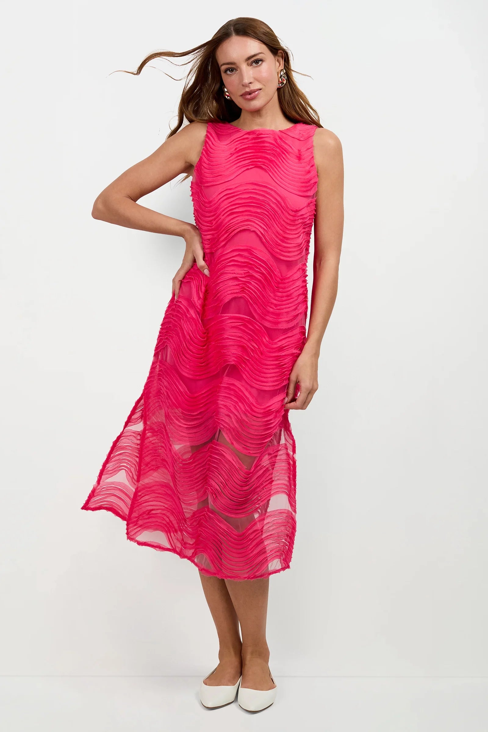 Belisama Organza Midi Dress