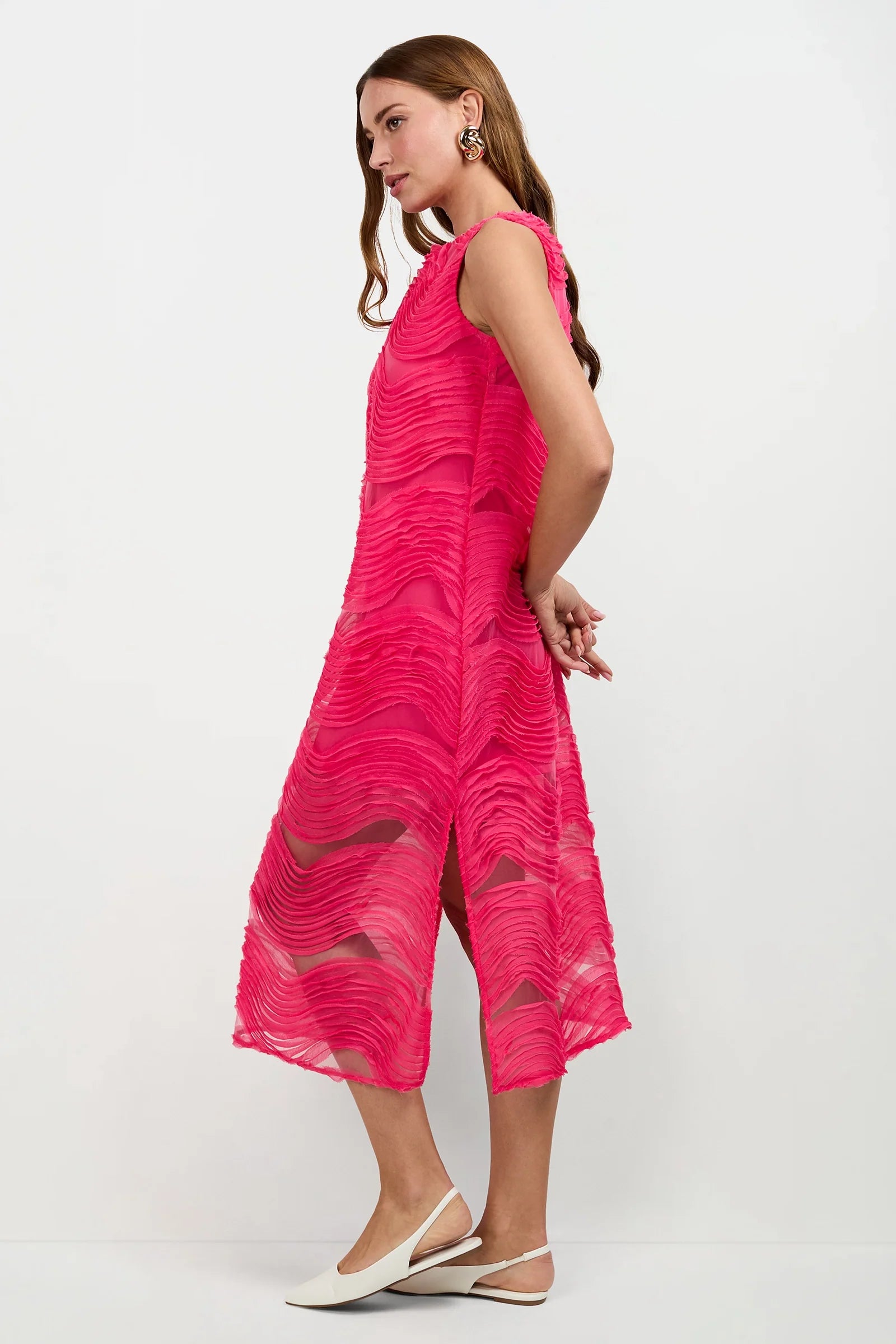 Belisama Organza Midi Dress