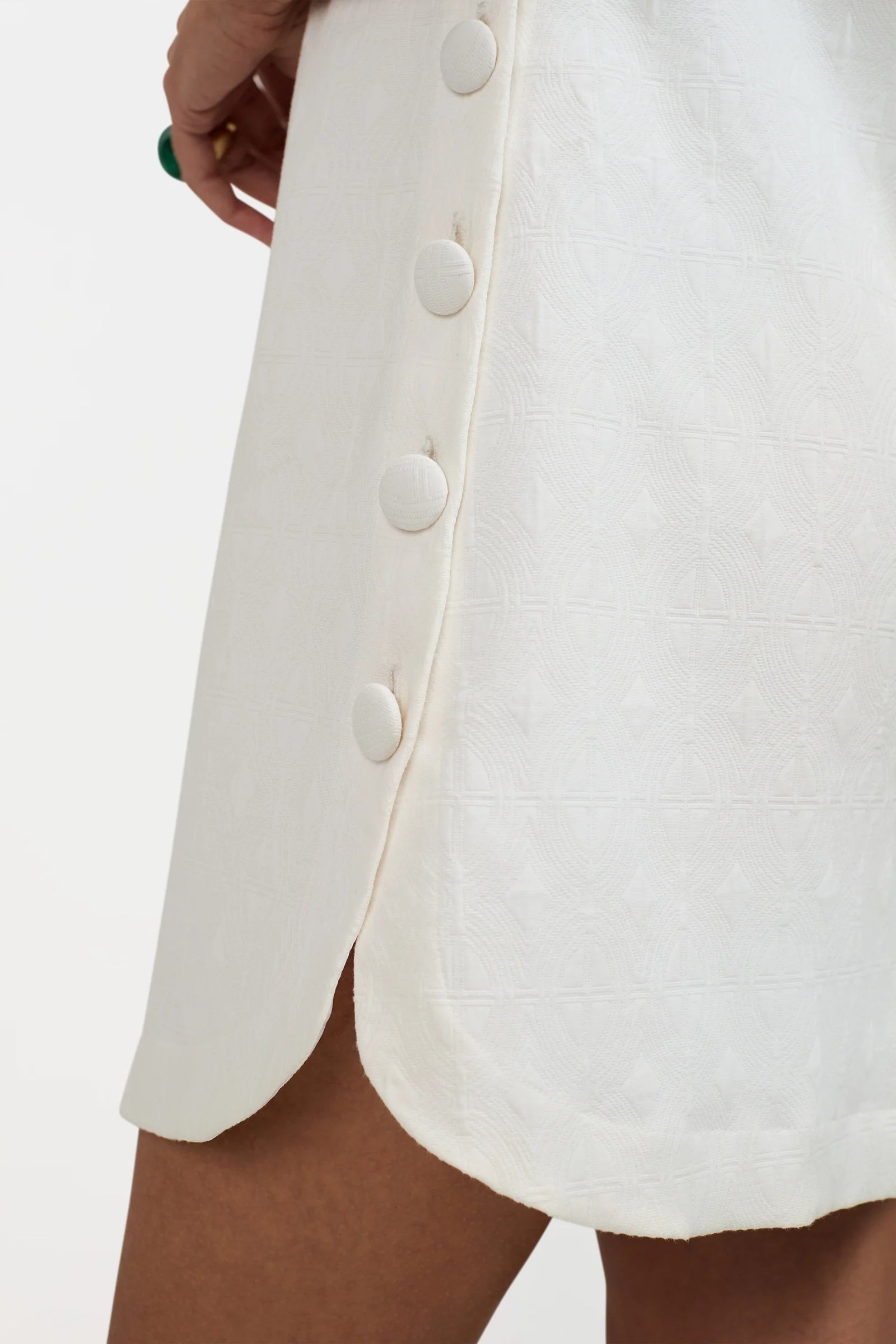 Atina Button Side Mini Dress