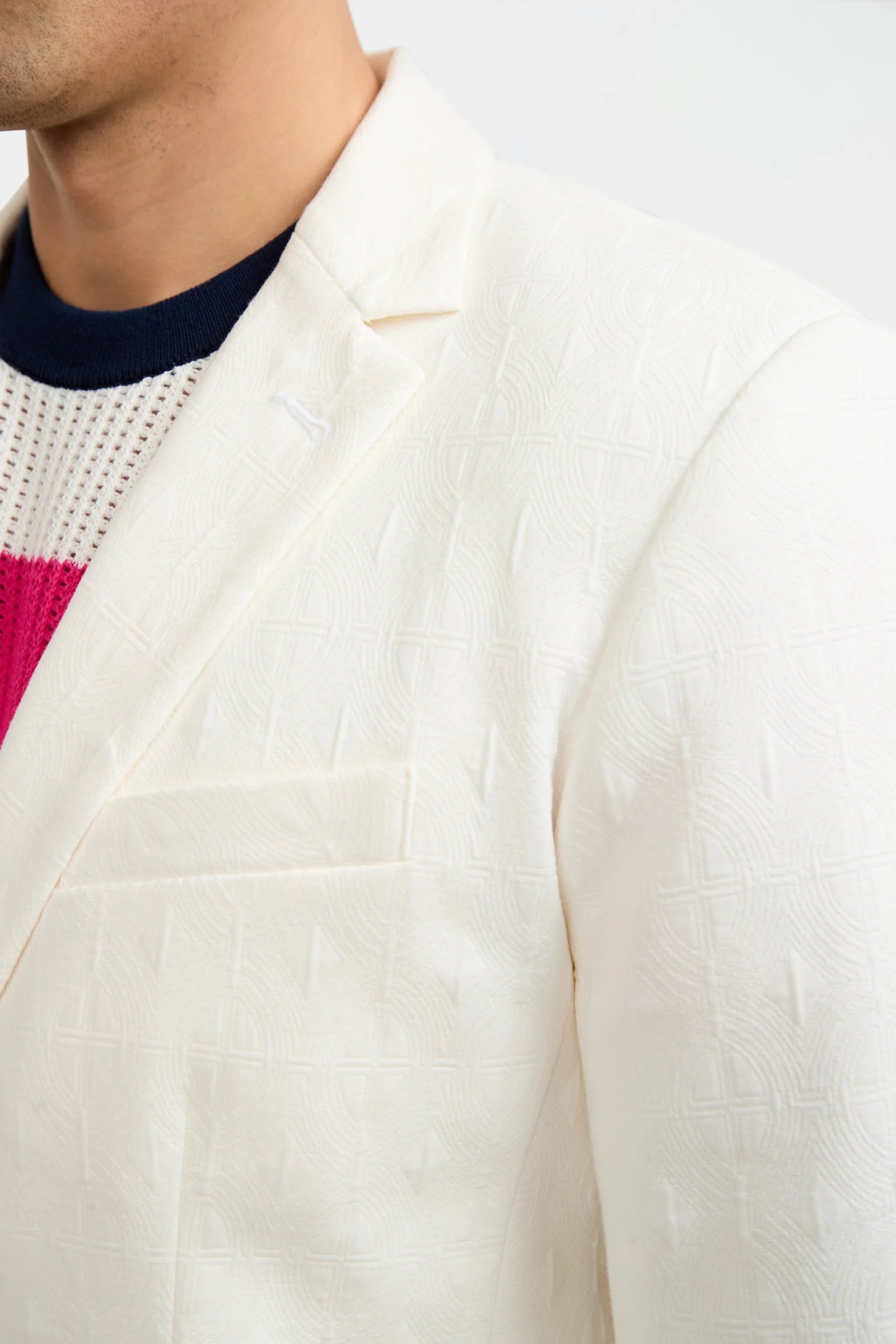 Thurston Blazer - Tegola Textured Jacquard