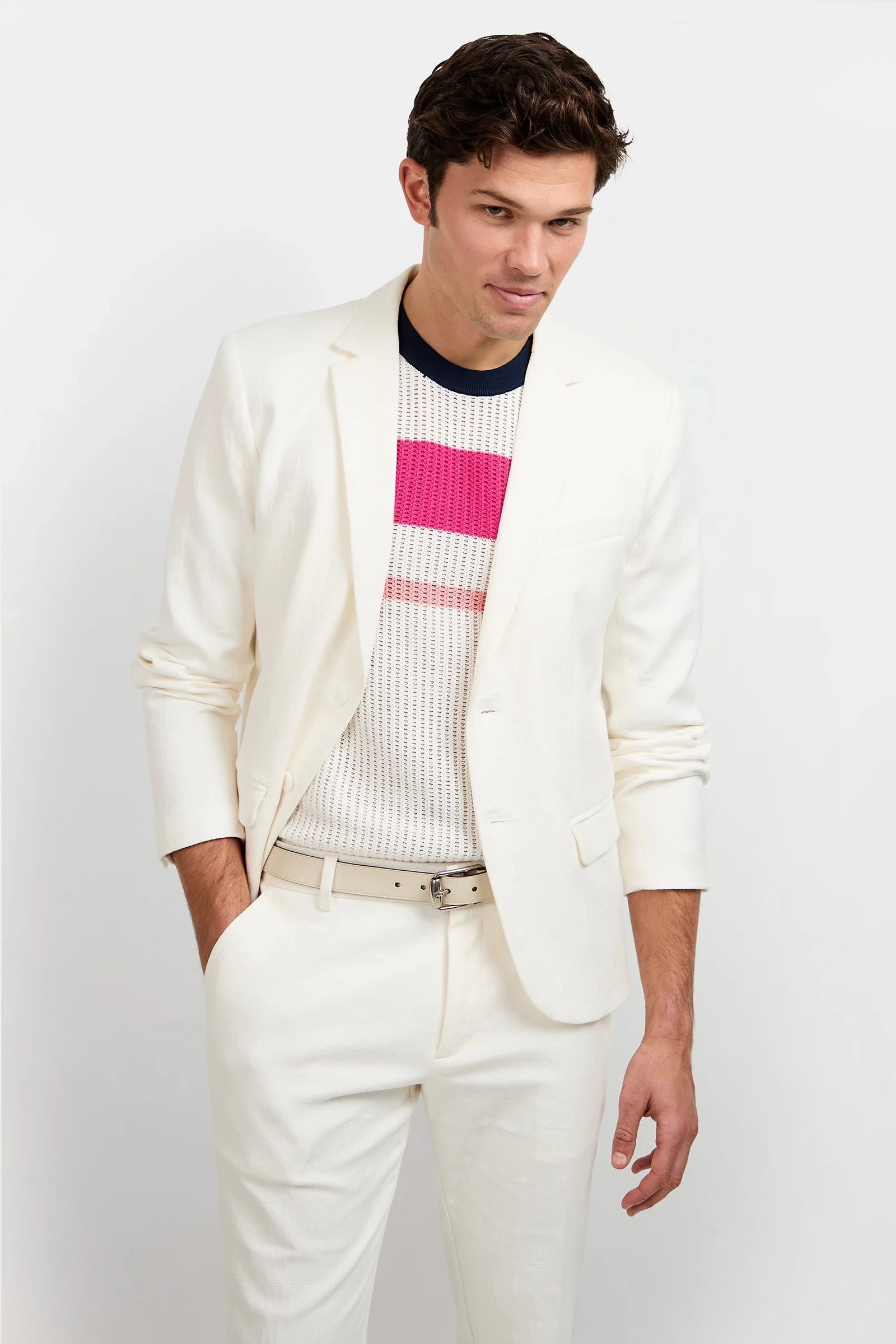 Thurston Blazer - Tegola Textured Jacquard
