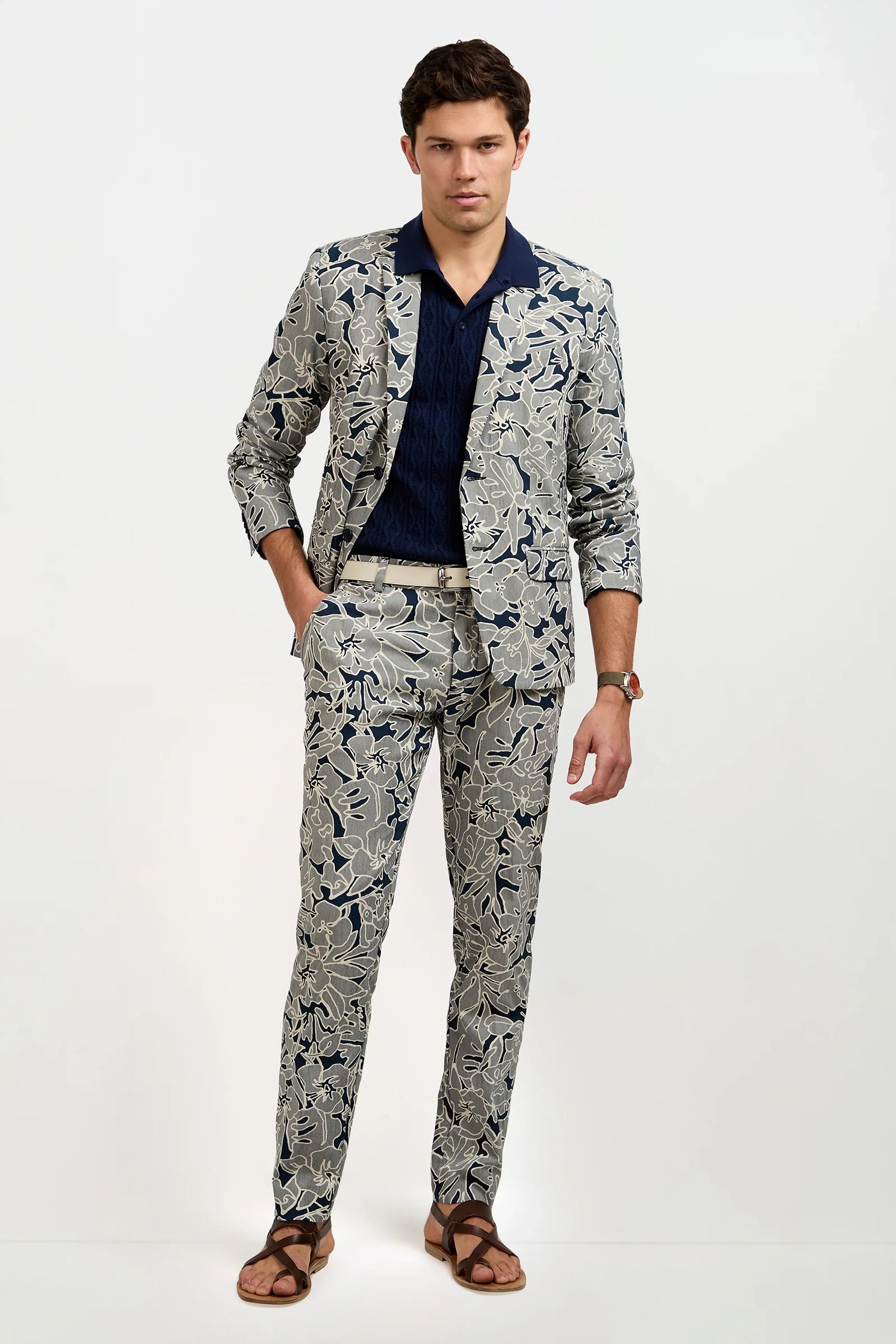 Thurston Blazer - Artsy Floral Jacquard