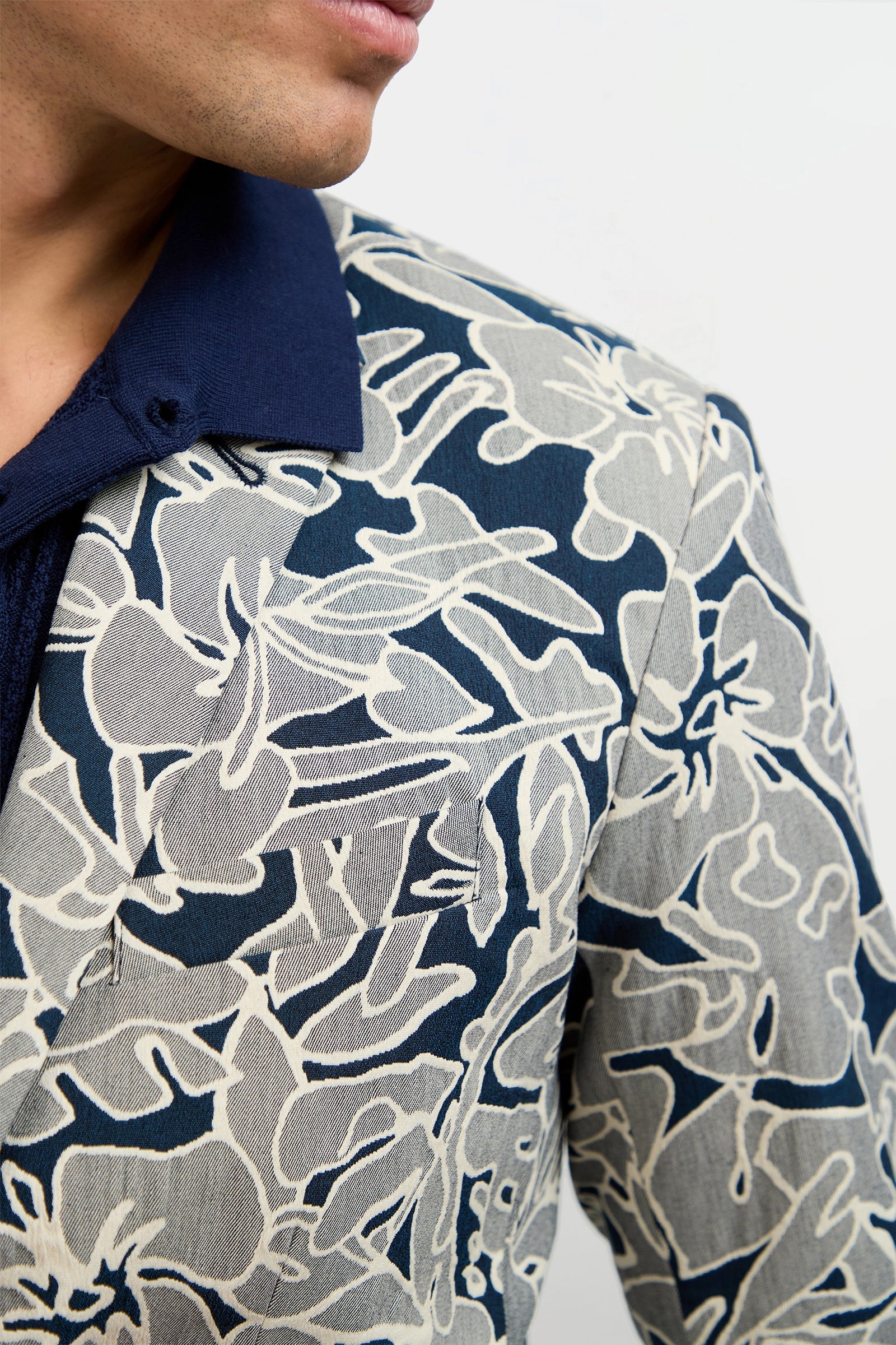 Thurston Blazer - Artsy Floral Jacquard