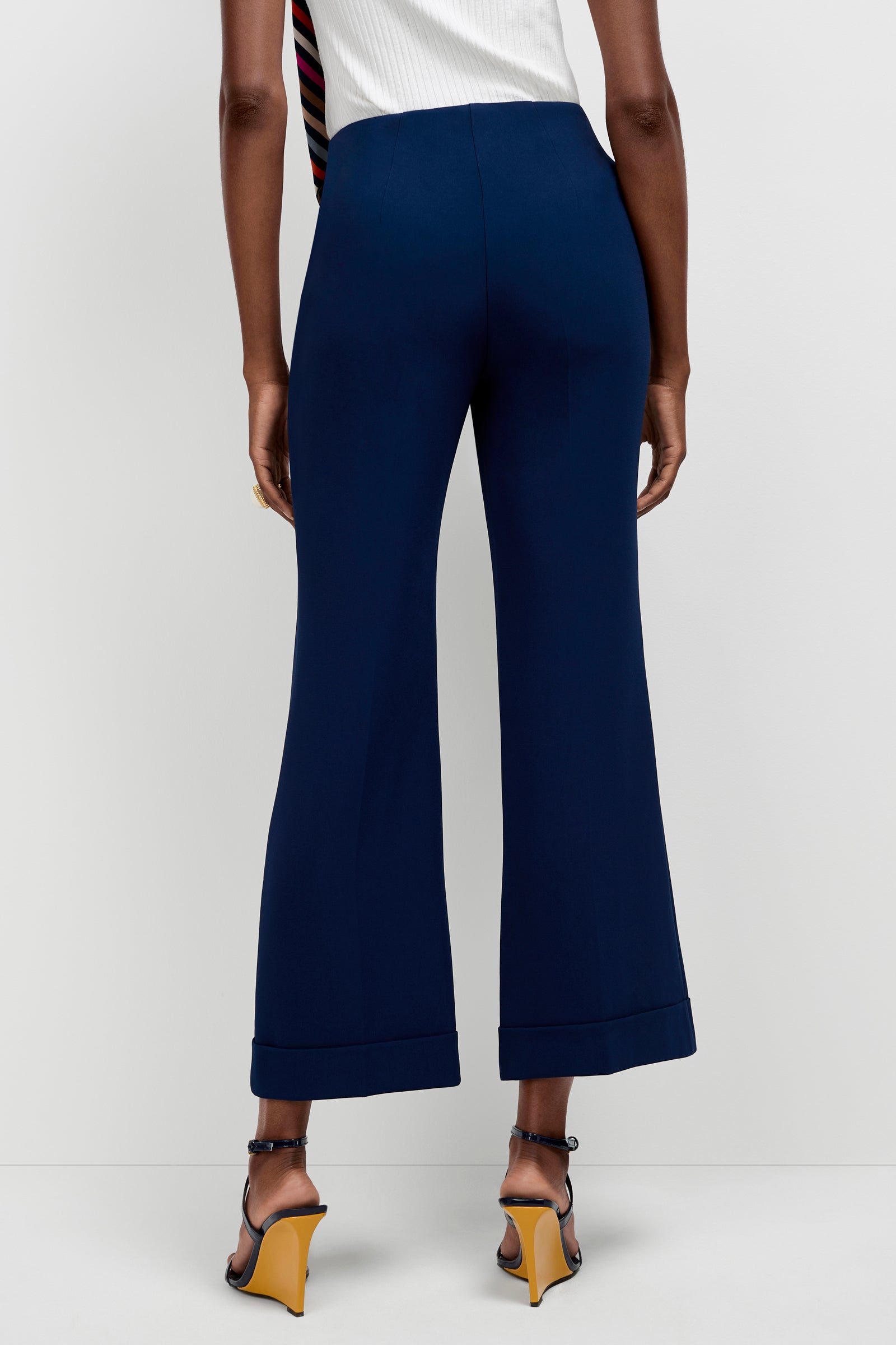 Loren Cropped Kick-Flare Pant