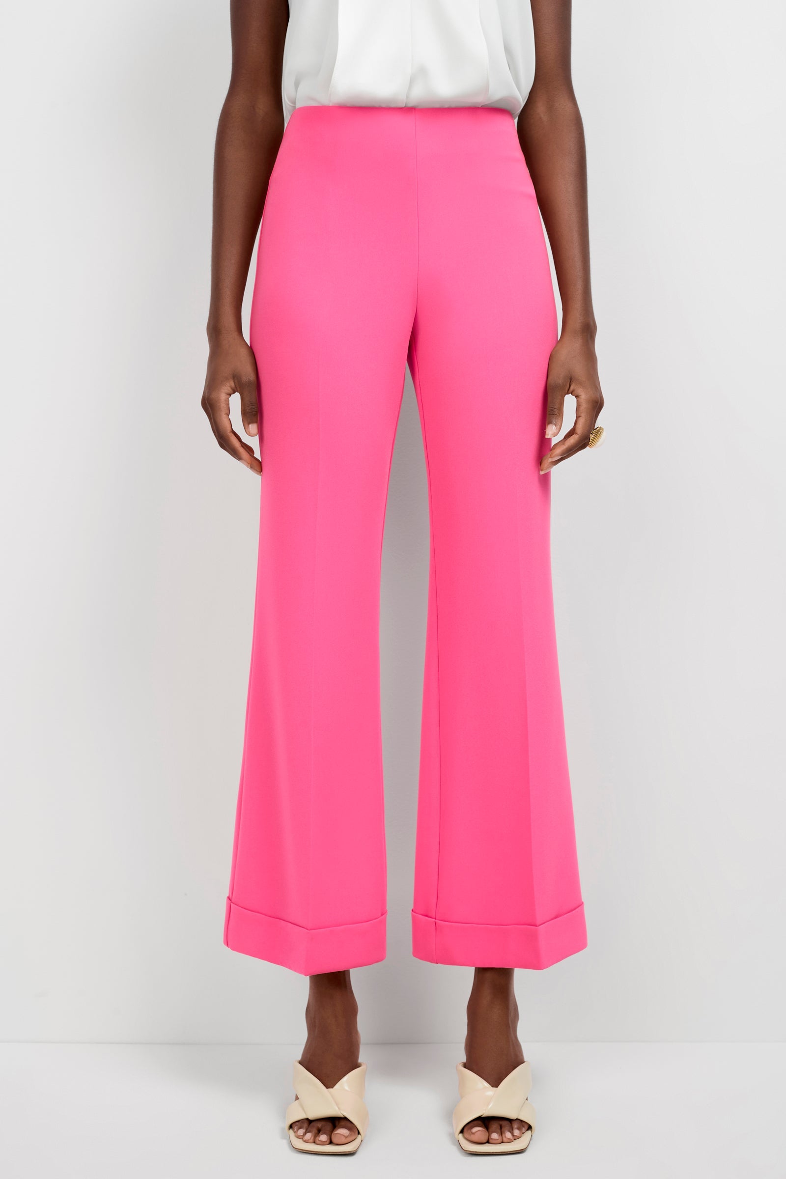 Loren Cropped Kick-Flare Pant