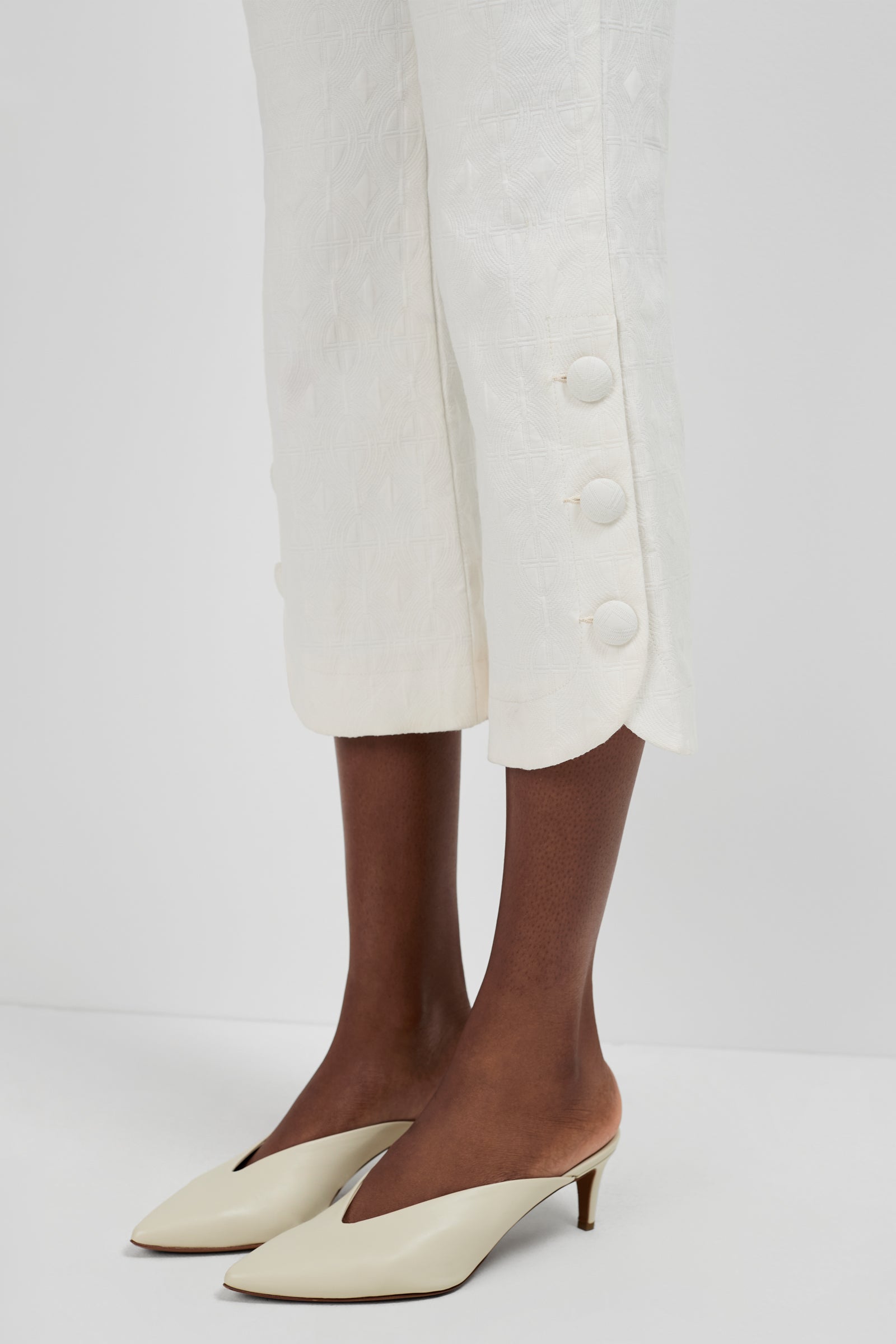 Tortona Button Hem Pant