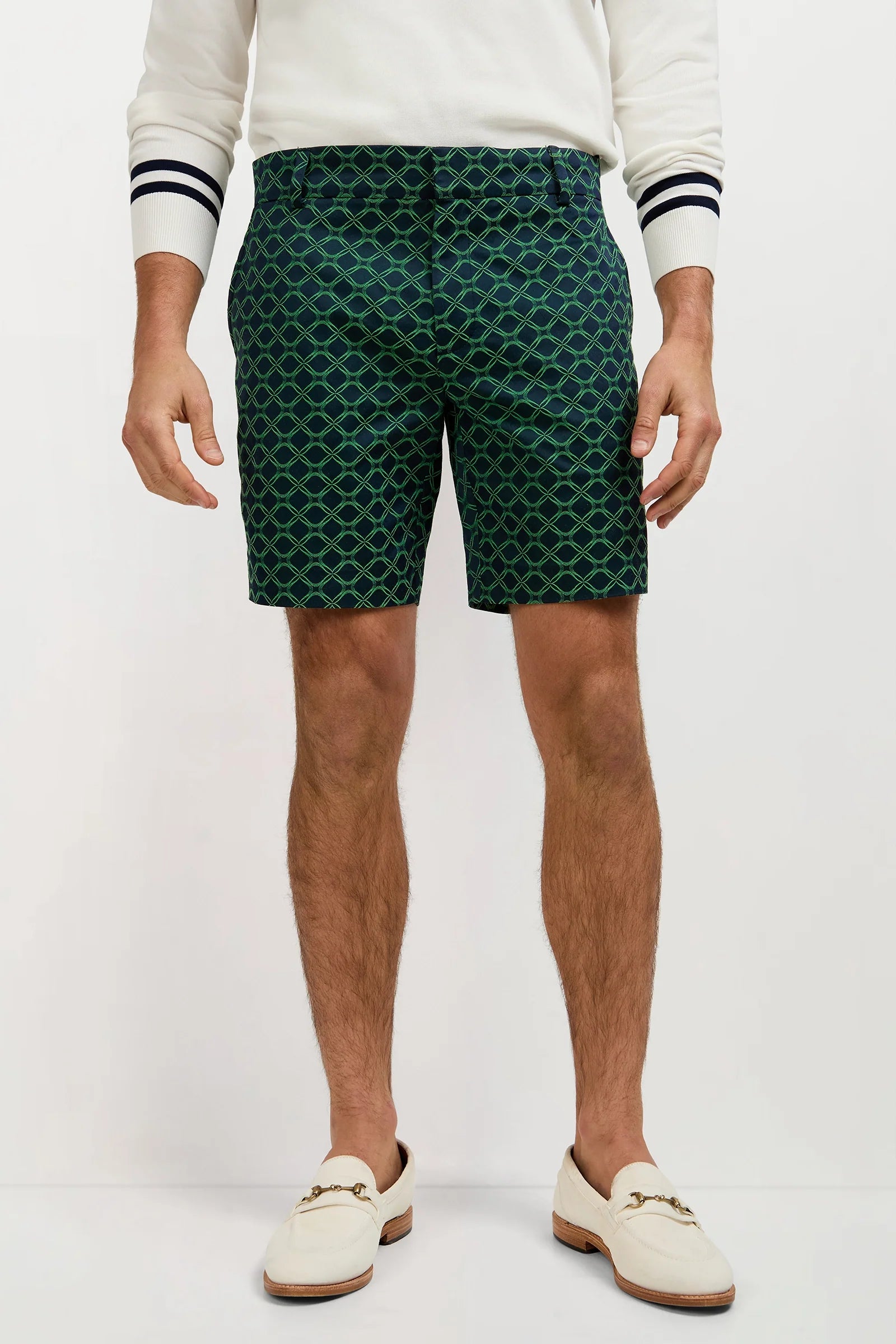 Lawrence Short - Clover Geo Jacquard