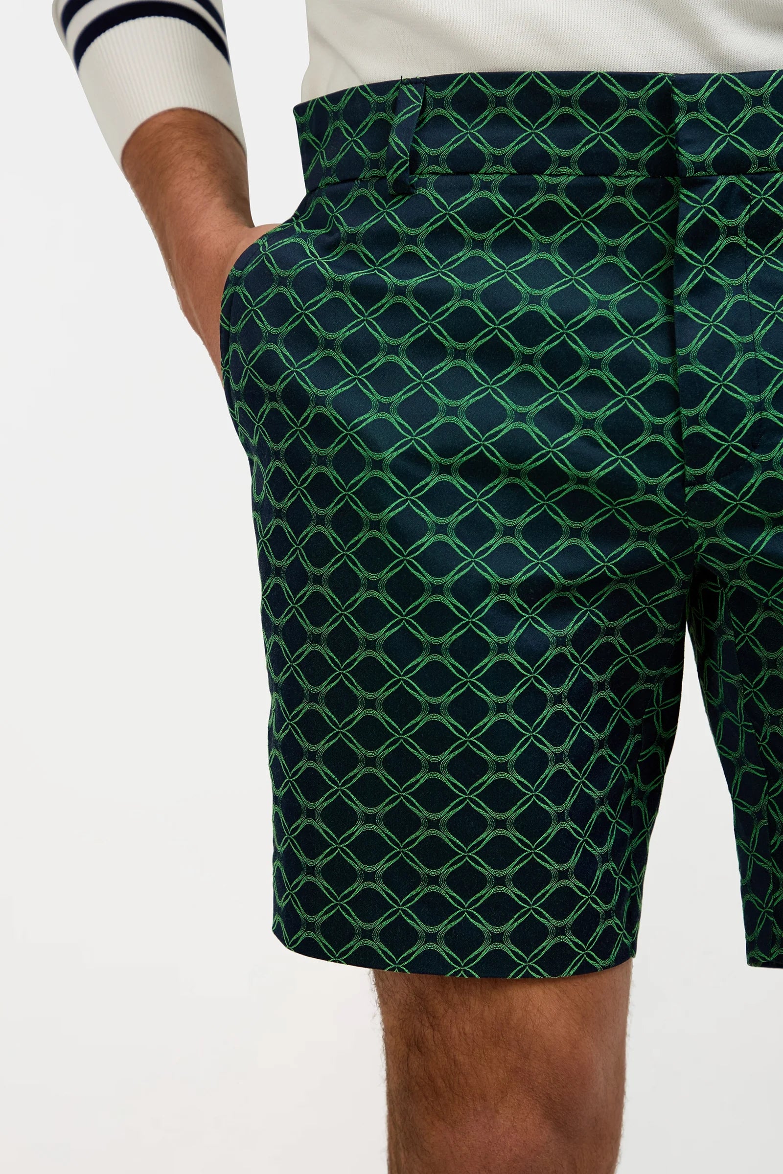 Lawrence Short - Clover Geo Jacquard