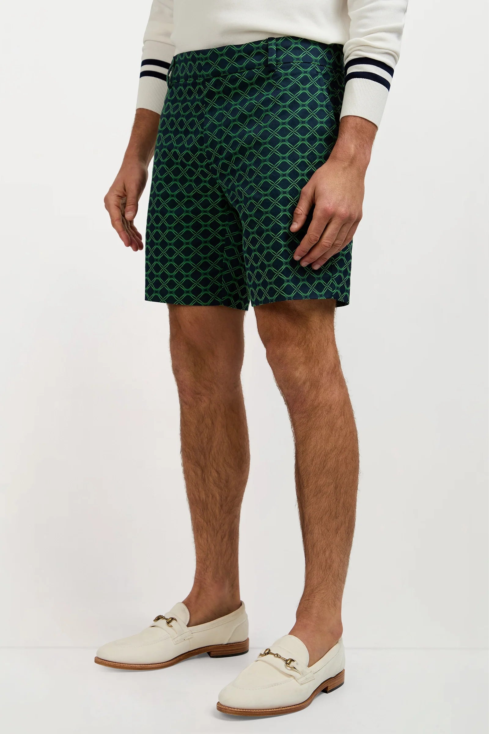 Lawrence Short - Clover Geo Jacquard