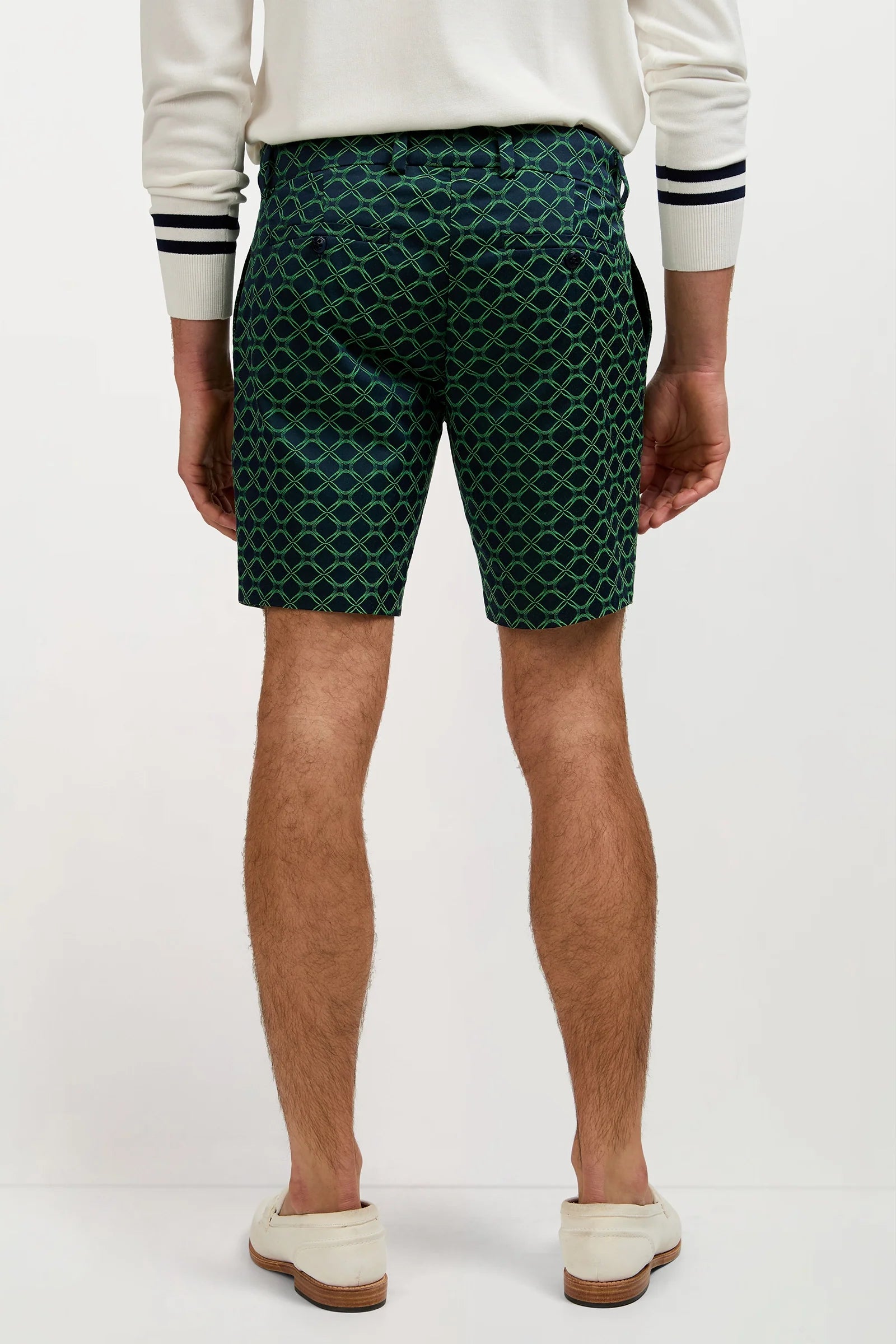 Lawrence Short - Clover Geo Jacquard