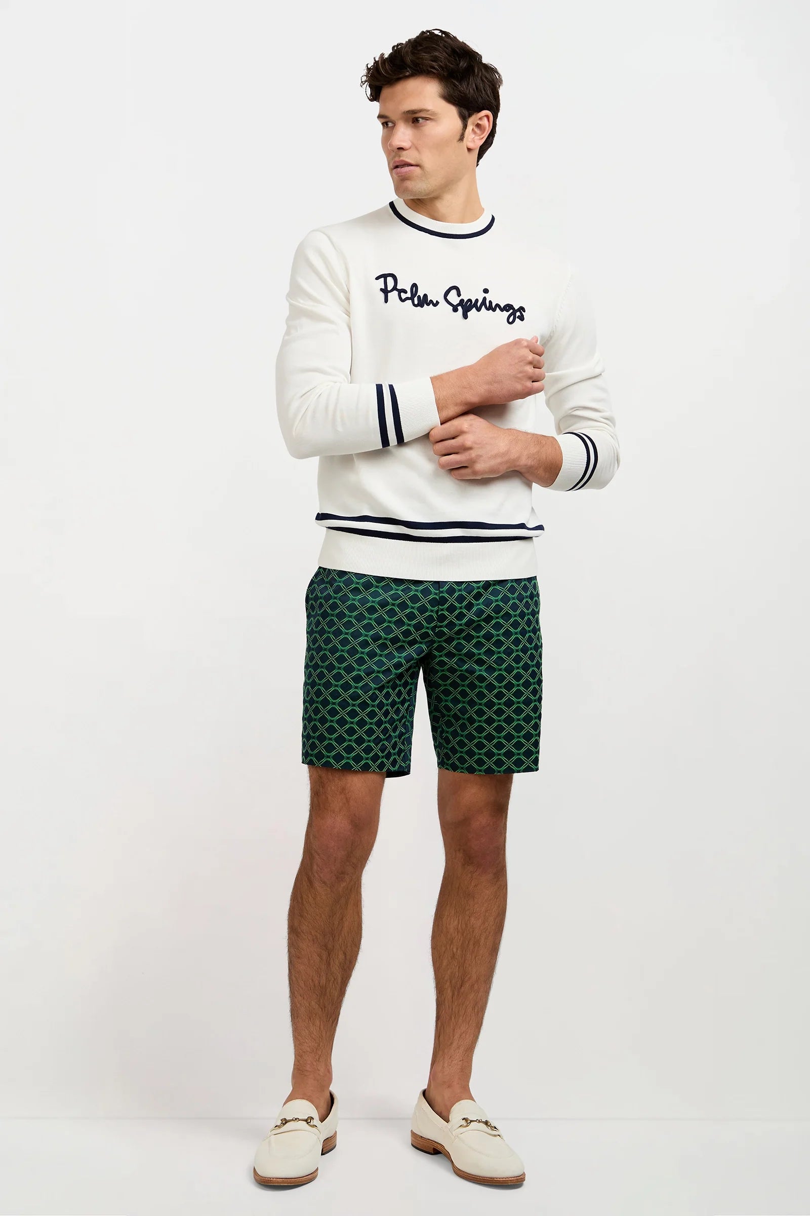 Lawrence Short - Clover Geo Jacquard