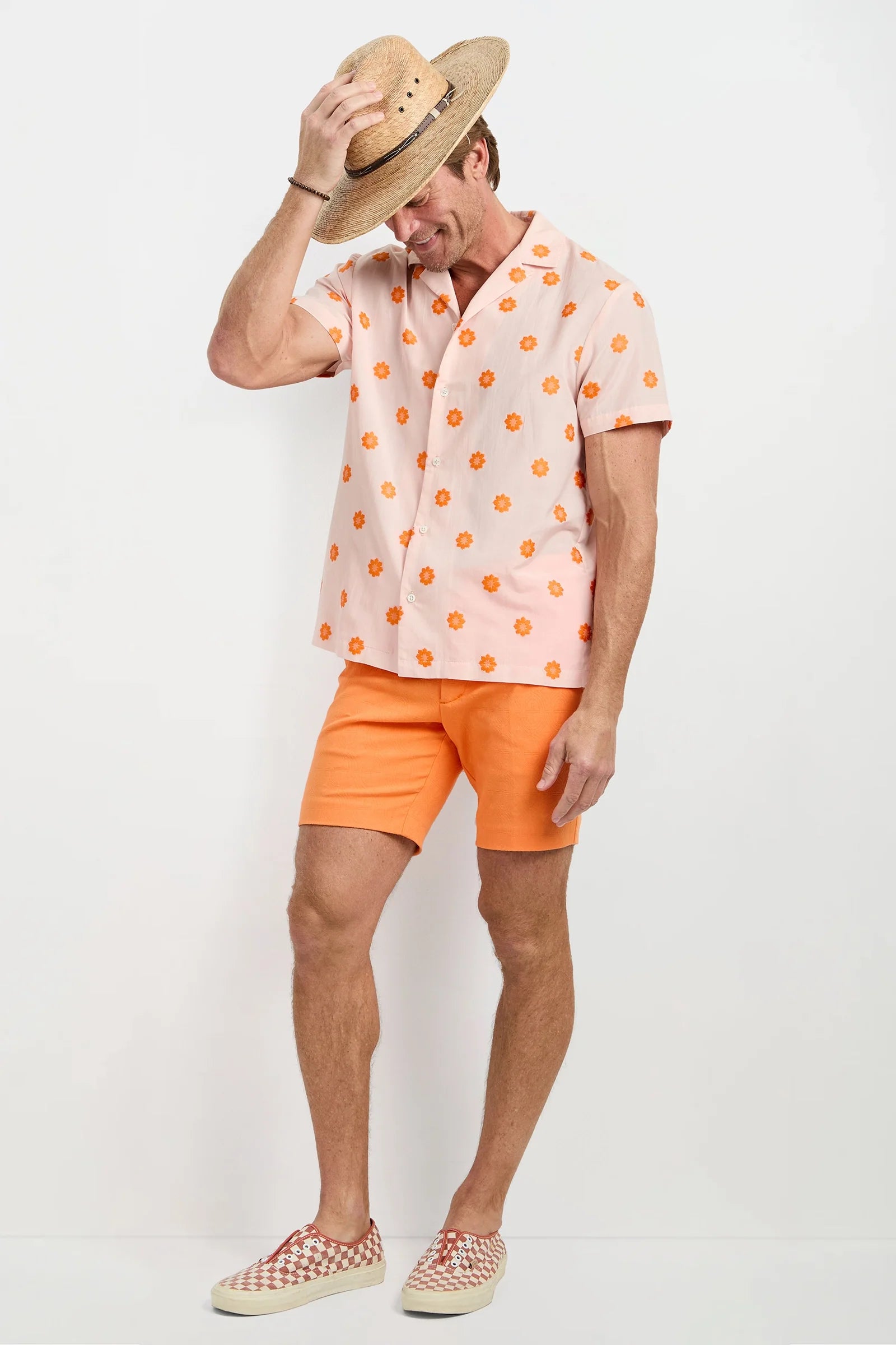 Felix Camp Shirt - Daisy Dots