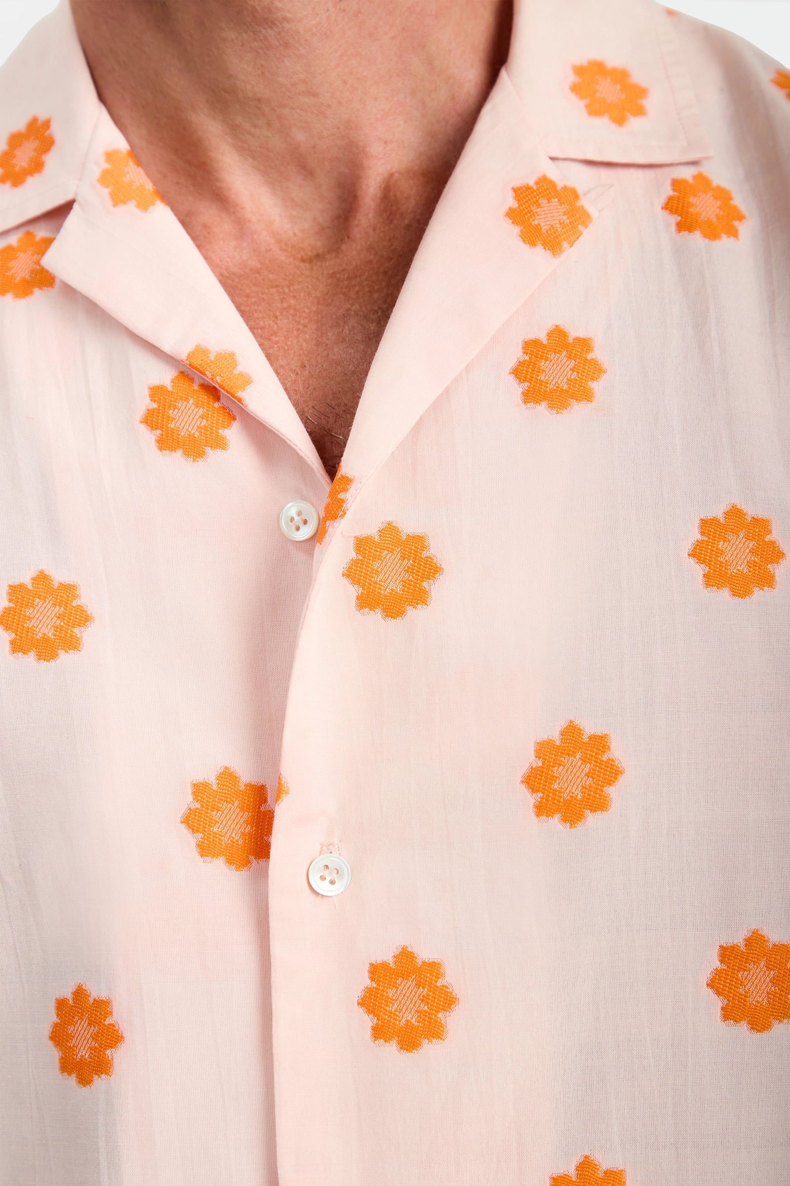 Felix Camp Shirt - Daisy Dots