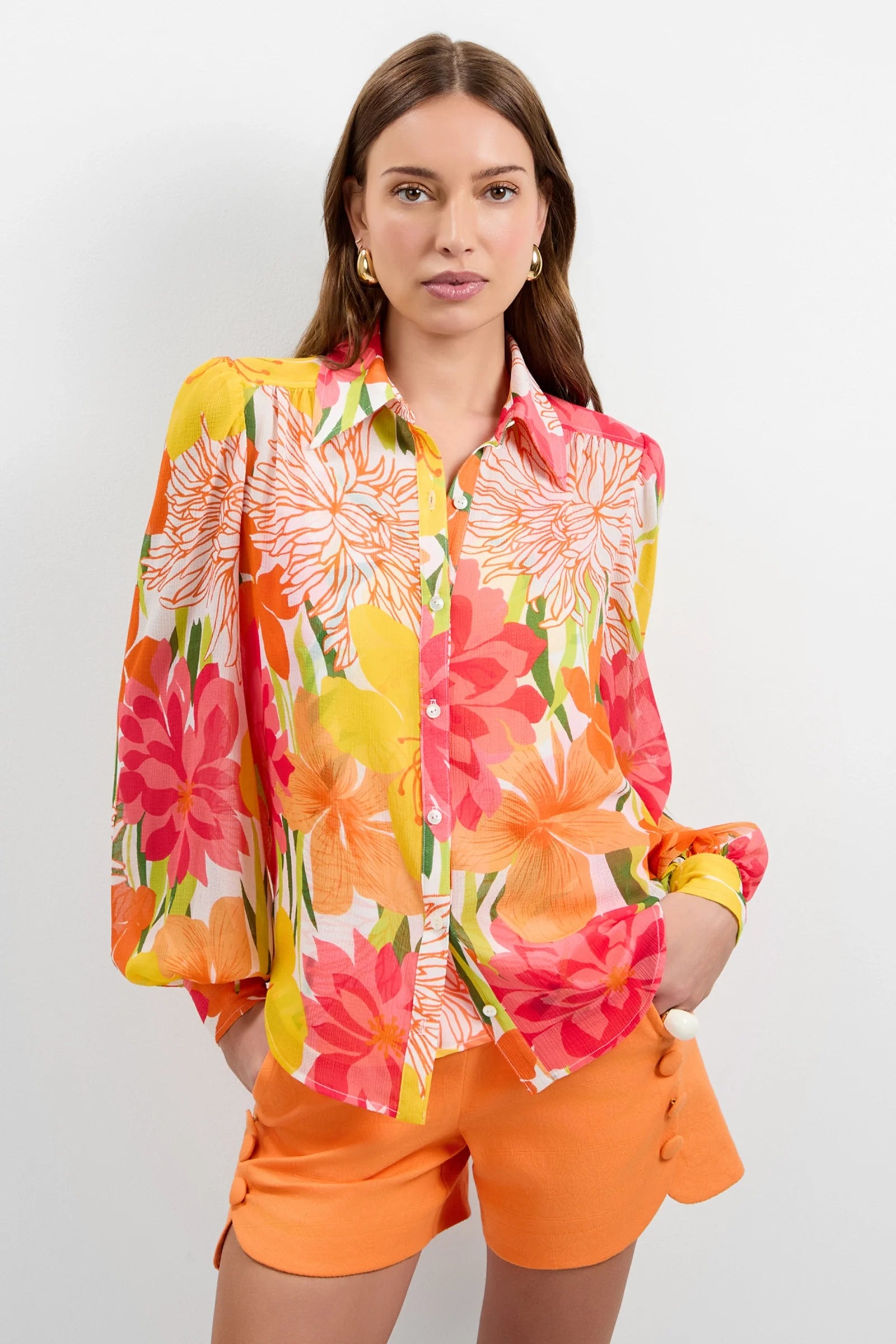 Monte Balloon Sleeve Top