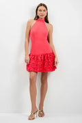 Tibaldi 3D Floral Mini Dress