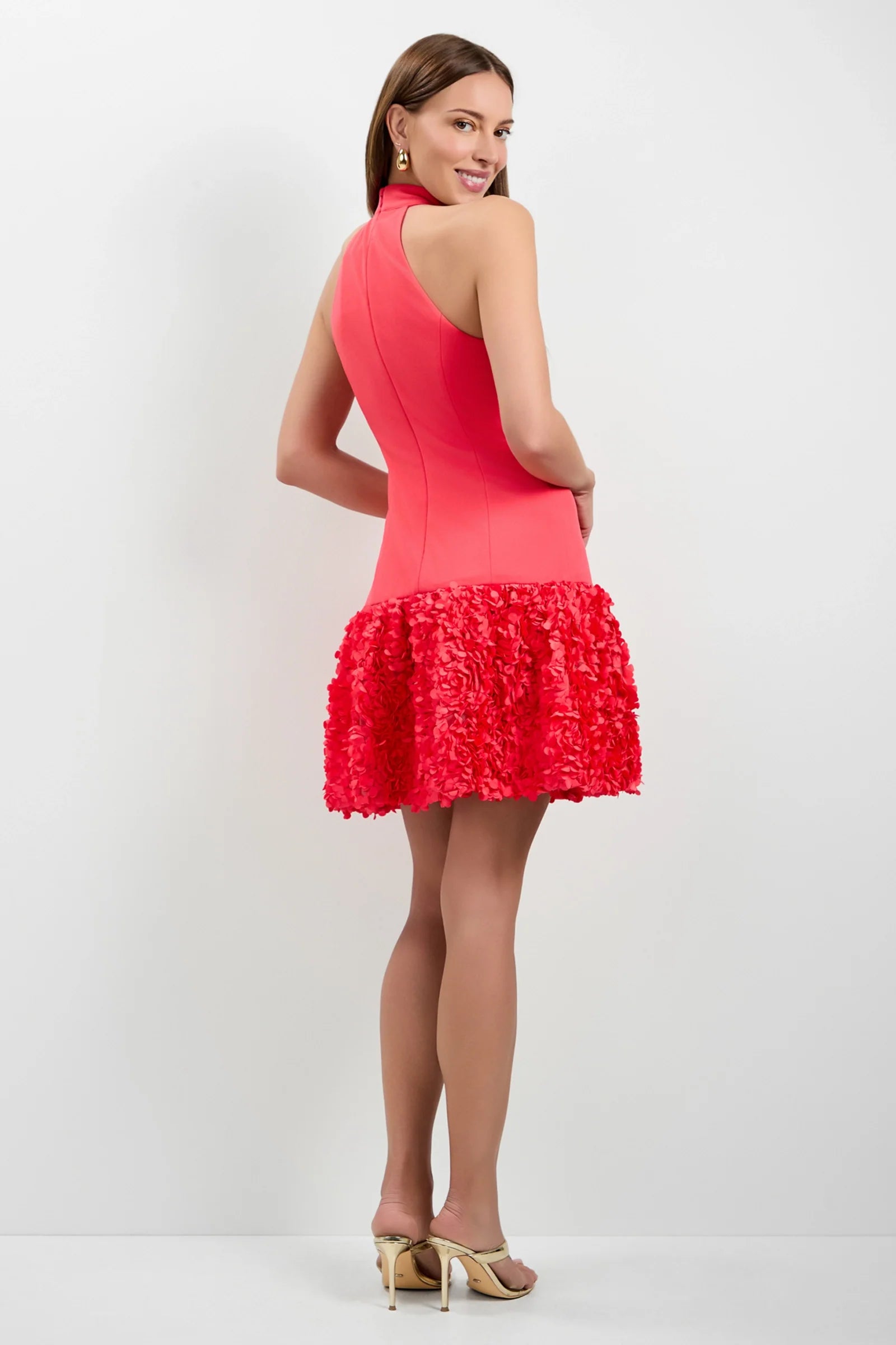 Tibaldi 3D Floral Mini Dress