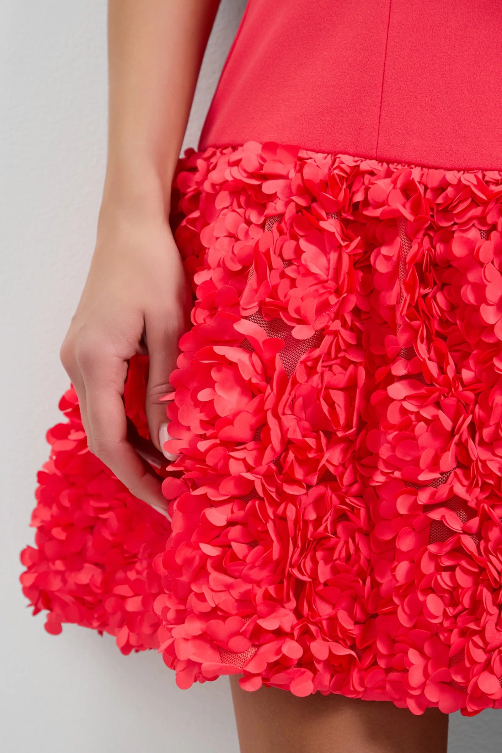 Tibaldi 3D Floral Mini Dress