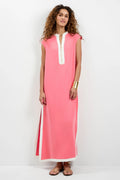 Nuvola Zip-Front Midi Dress
