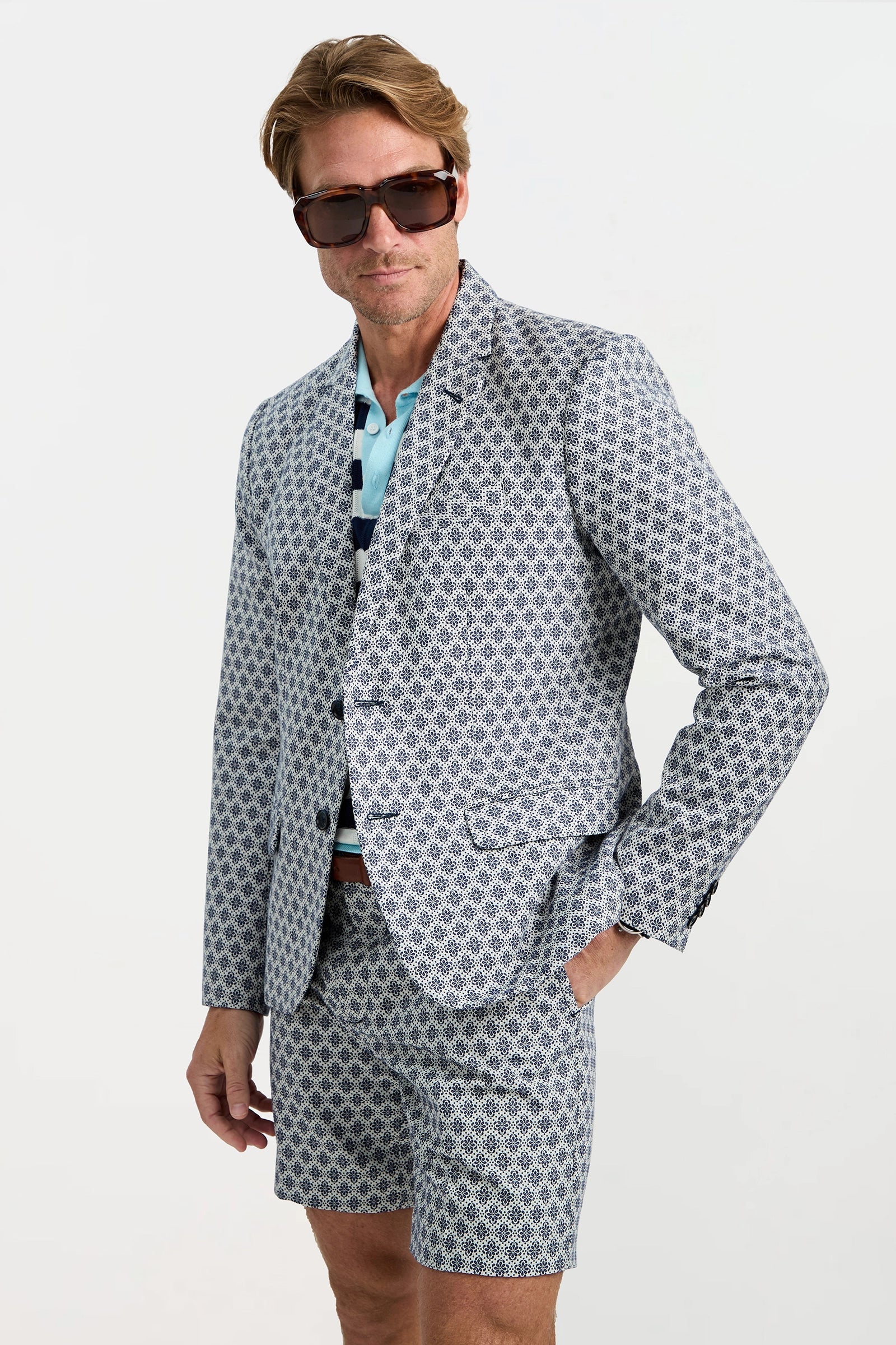 Thurston Blazer - Daisy Jacquard