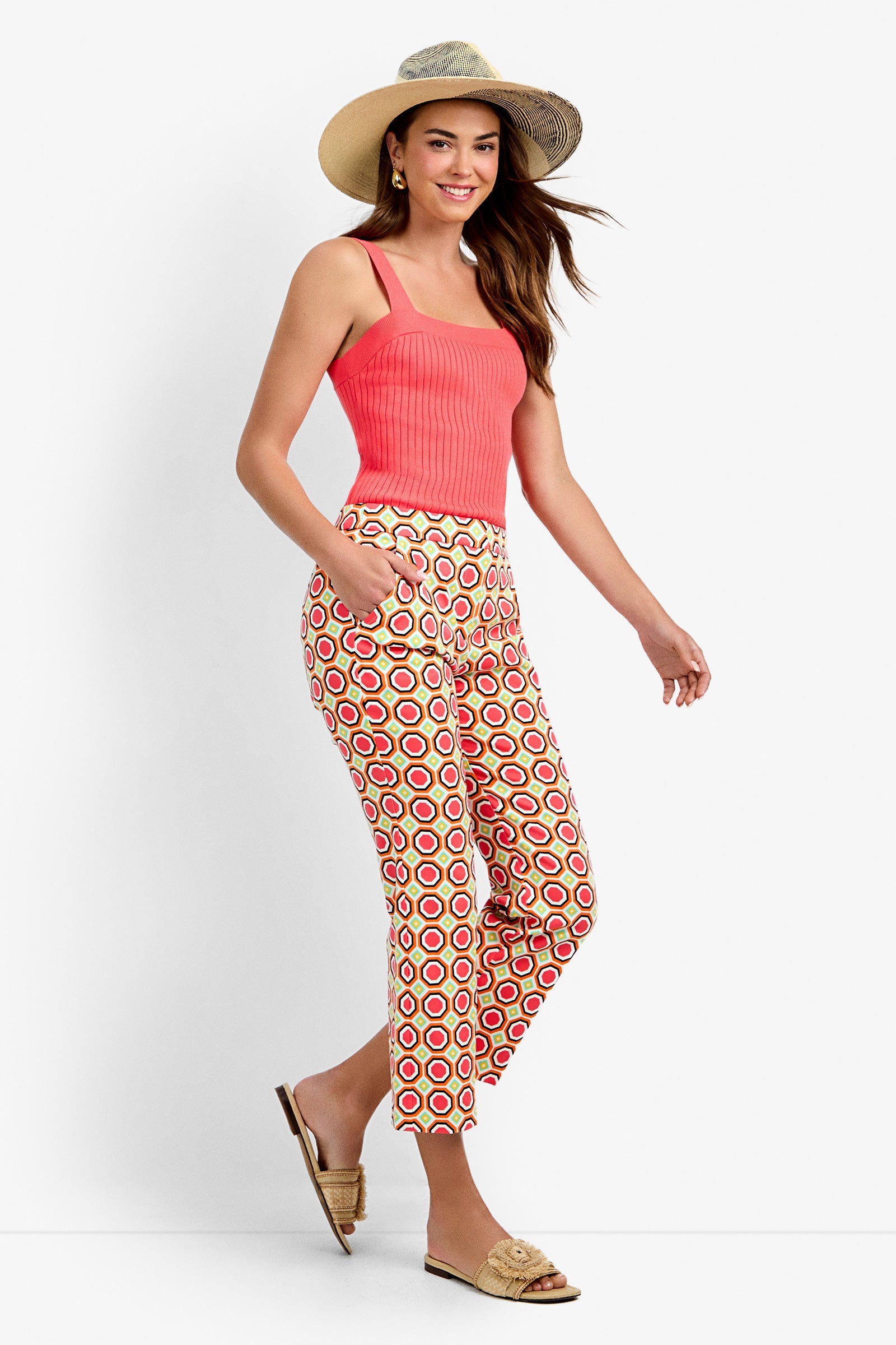 Lulu Cropped Pant - Salerno
