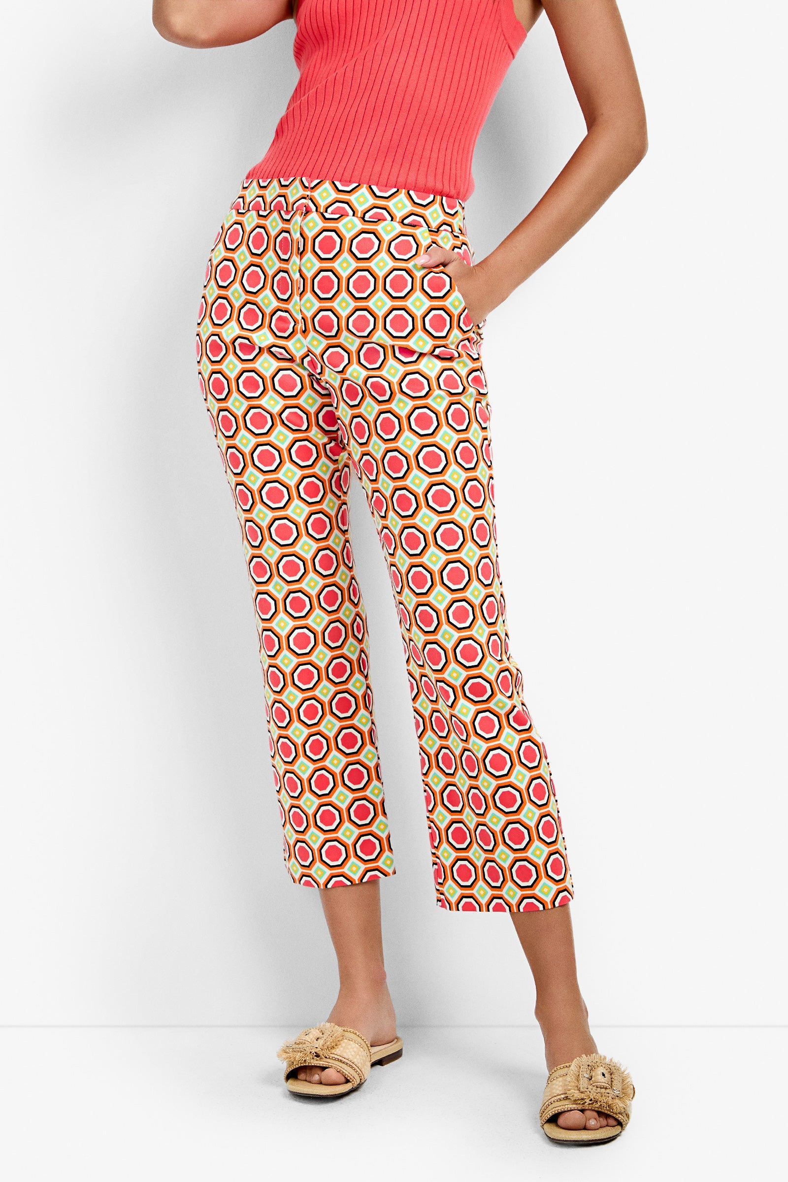 Lulu Cropped Pant - Salerno