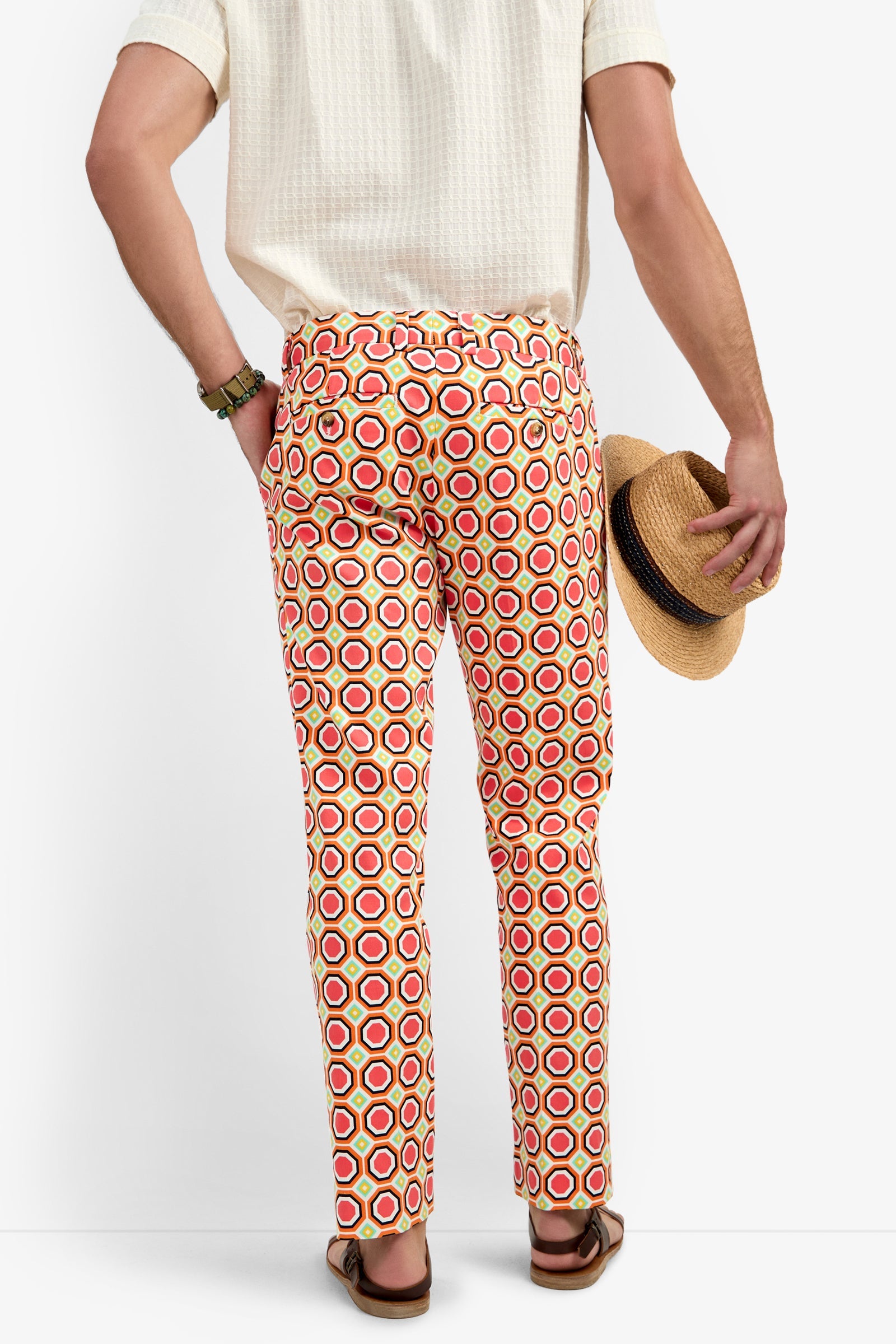 Clyde Slim Trouser - Salerno Herringbone