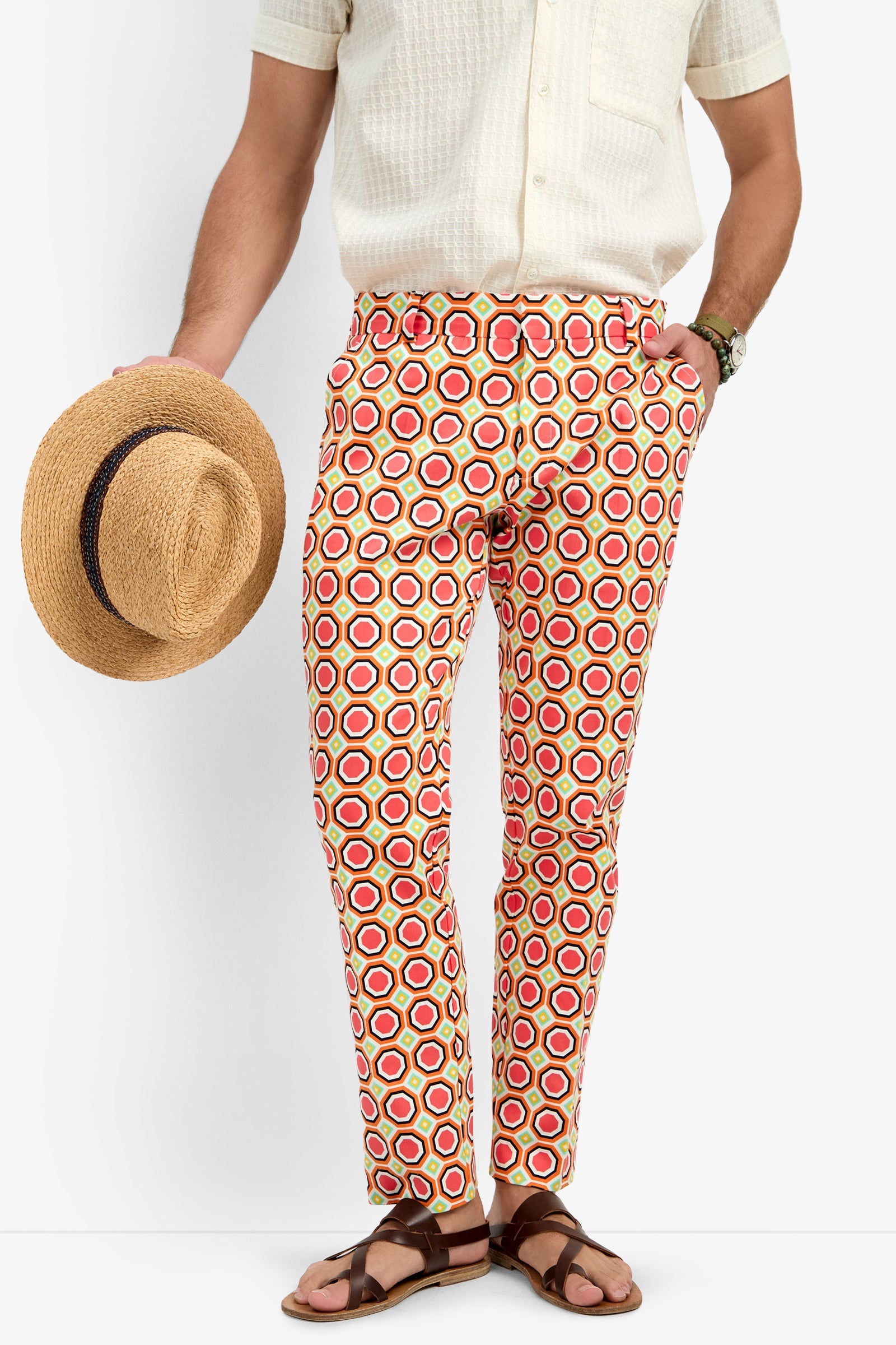 Clyde Slim Trouser - Salerno Herringbone