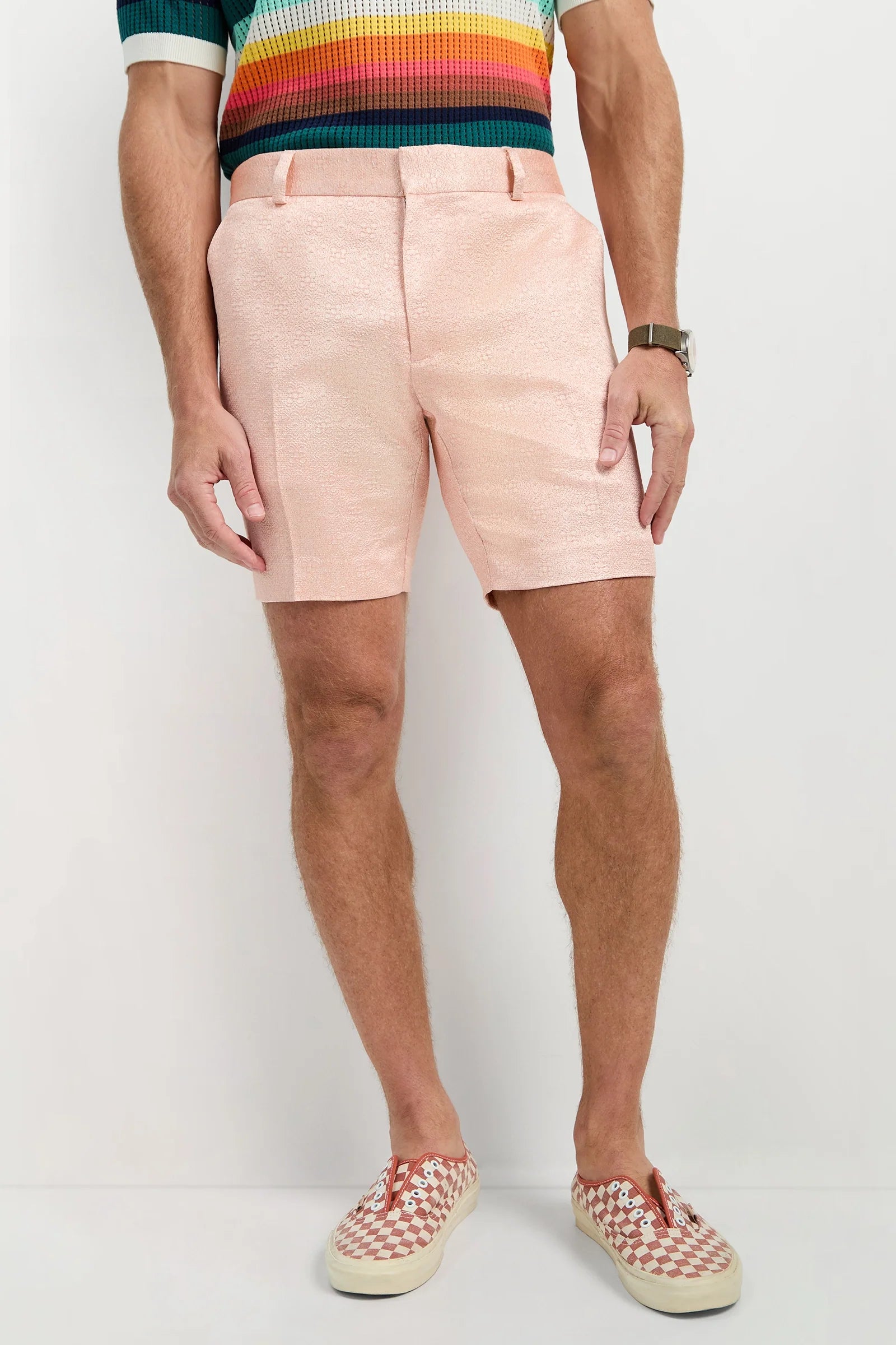 Clyde Short - Metallic Jacquard