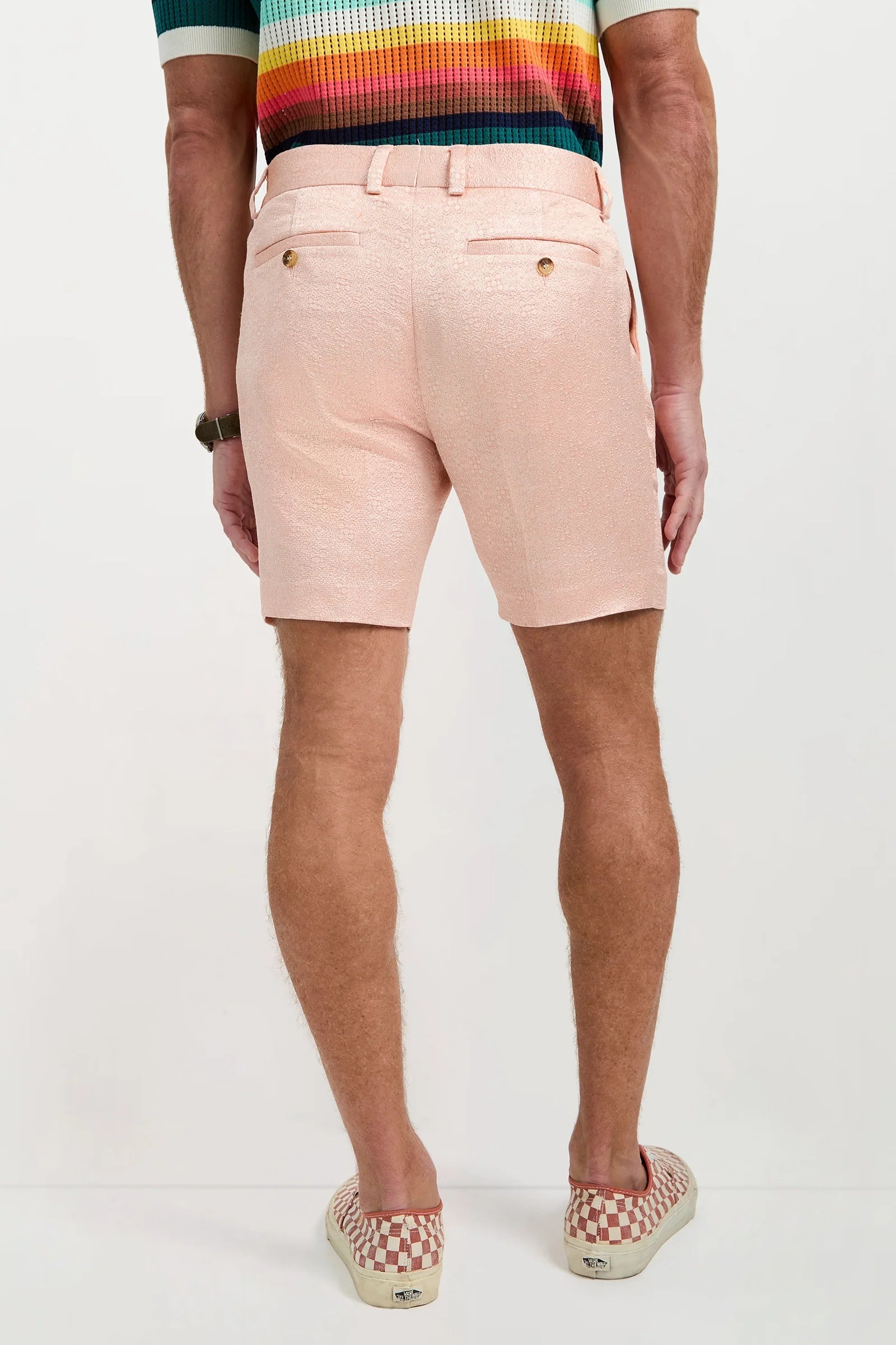 Clyde Short - Metallic Jacquard