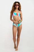 Ring Bandeau Swim Top - Apollo