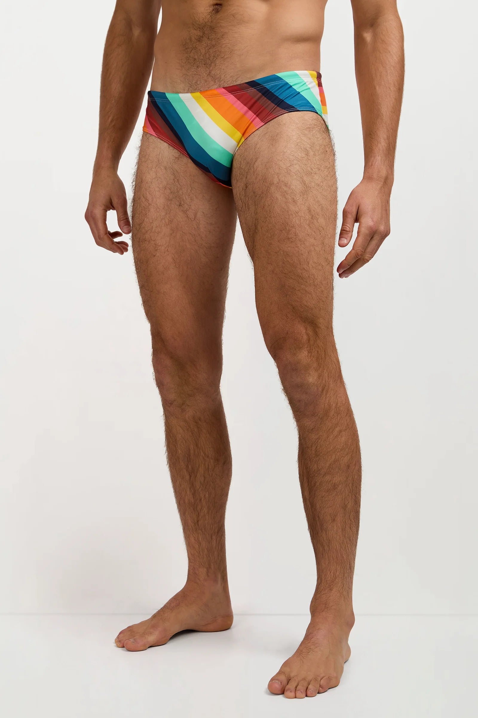 Bondi Swim Brief - Siena Stripe