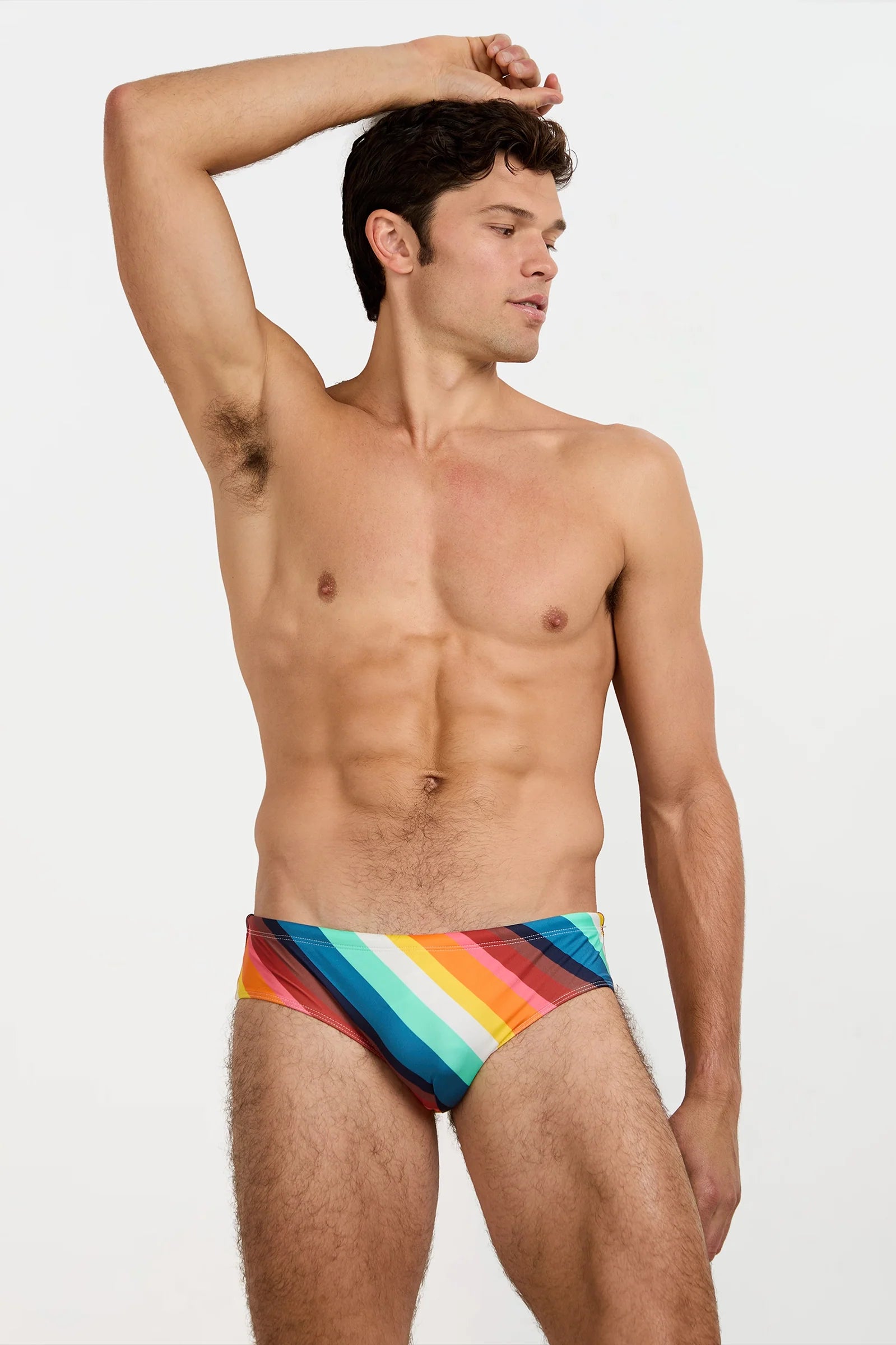 Bondi Swim Brief - Siena Stripe