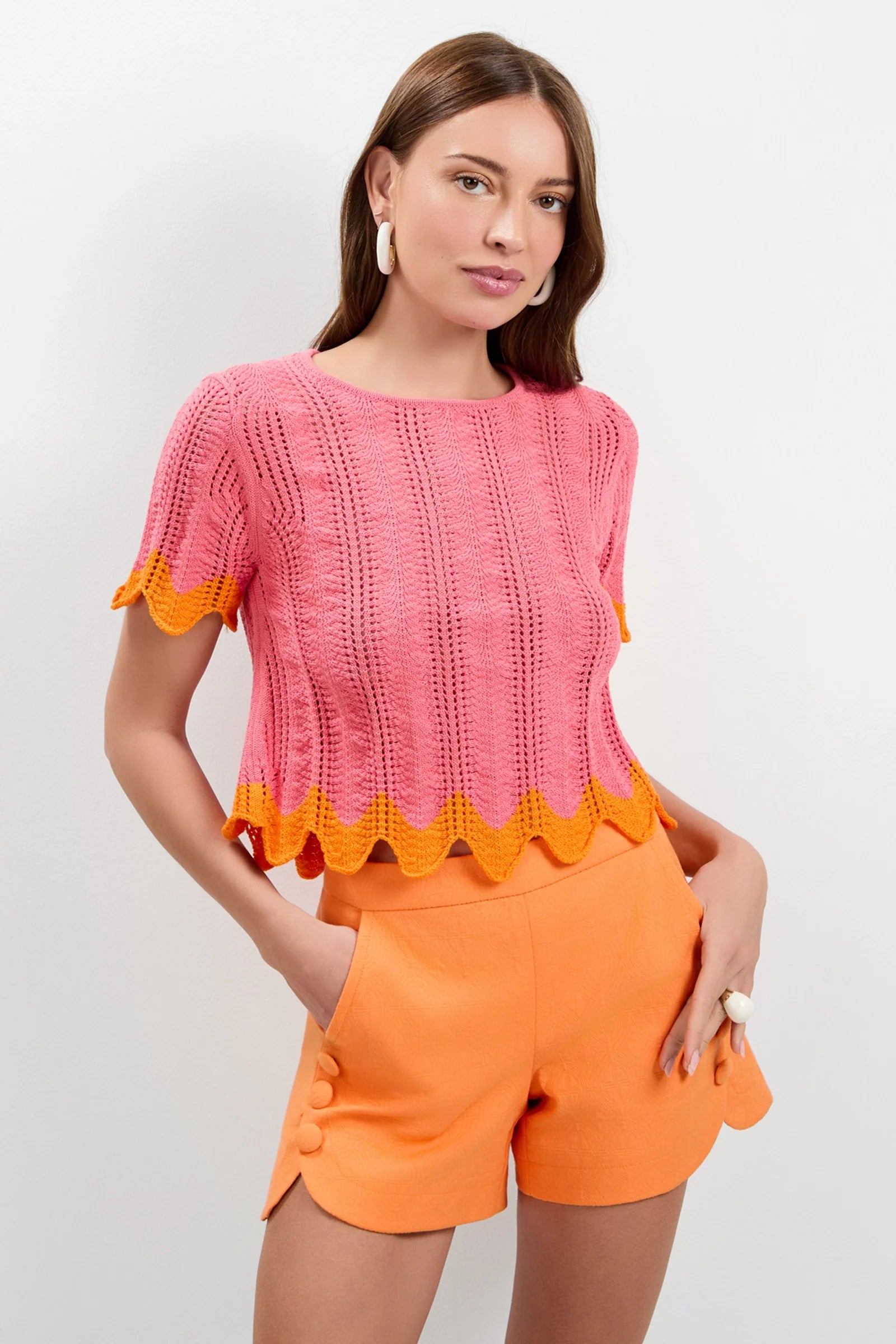 Playa Largo Wavy Knit Top