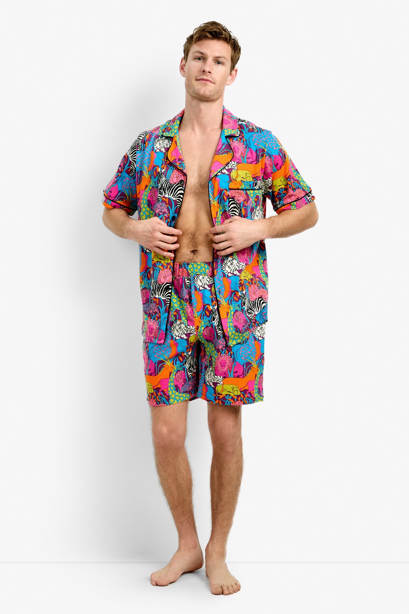 Men's Boxer PJ Set - Jungle