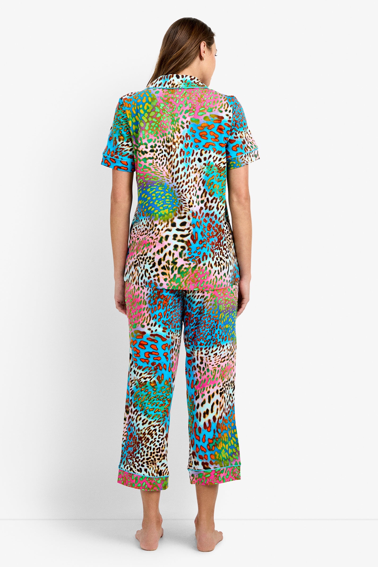 Crop Classic PJ Set - Spray Leopard
