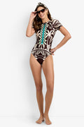 Short-Sleeve Zip-Up Paddlesuit