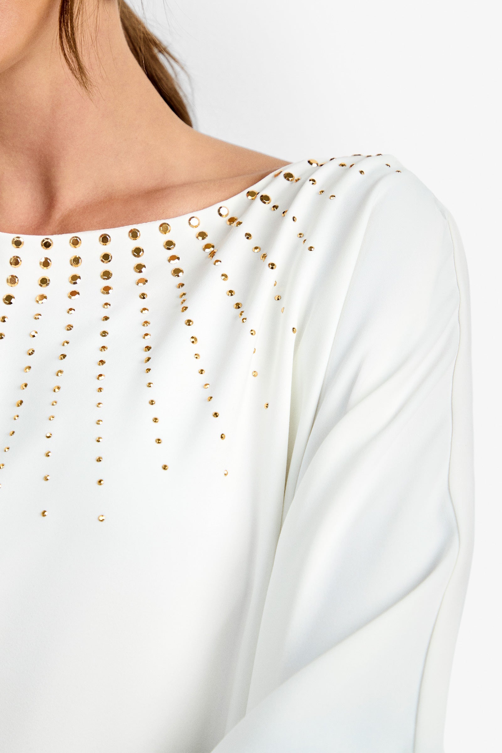 Neena Rhinestone Caftan Dress