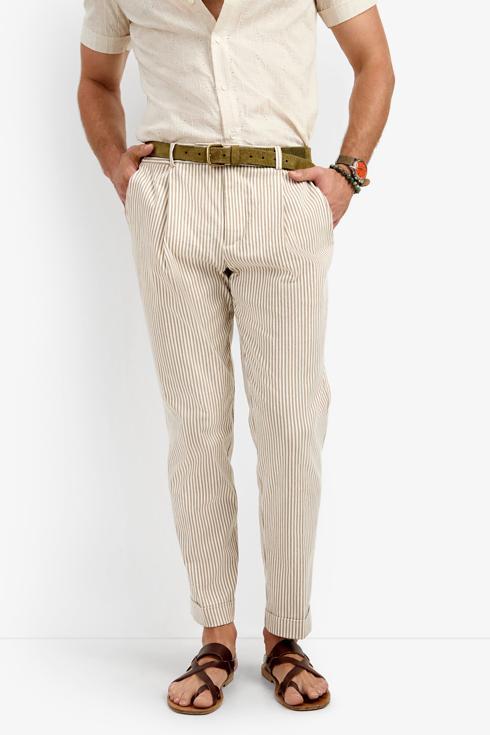 Beale Pleated Trouser