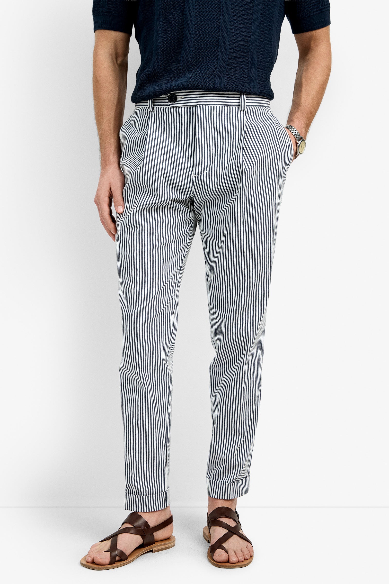 Beale Pleated Trouser