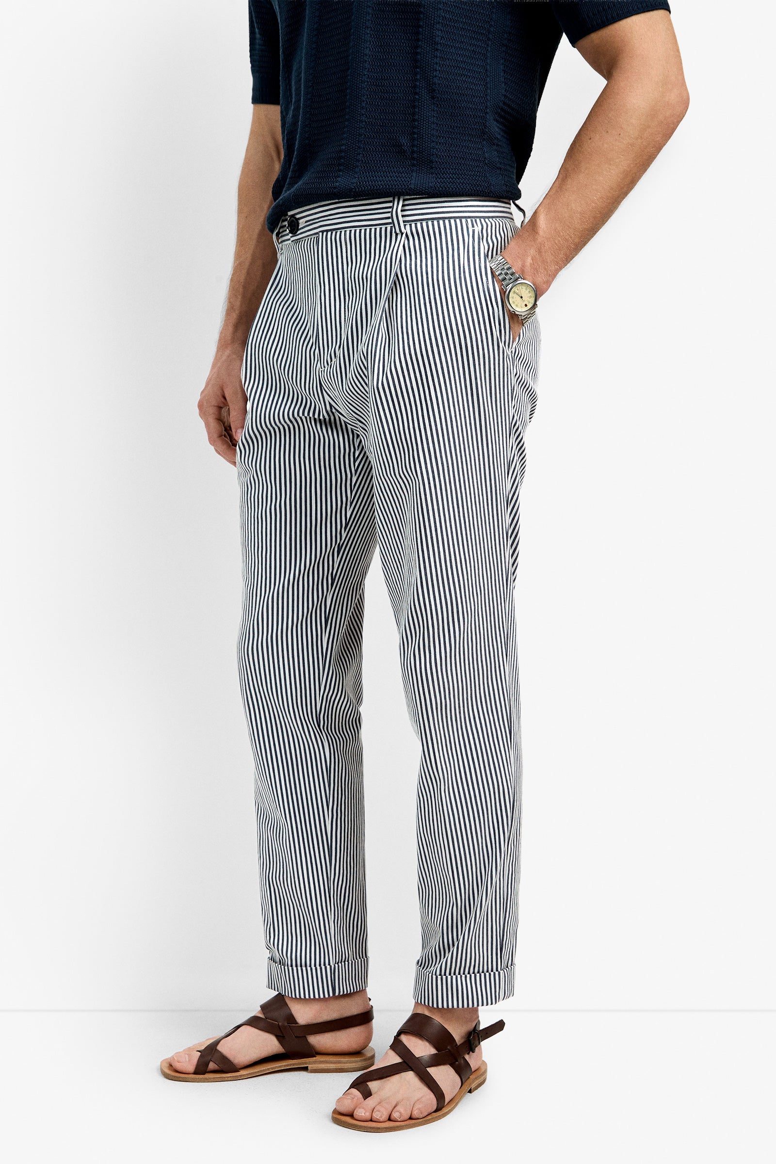 Beale Pleated Trouser