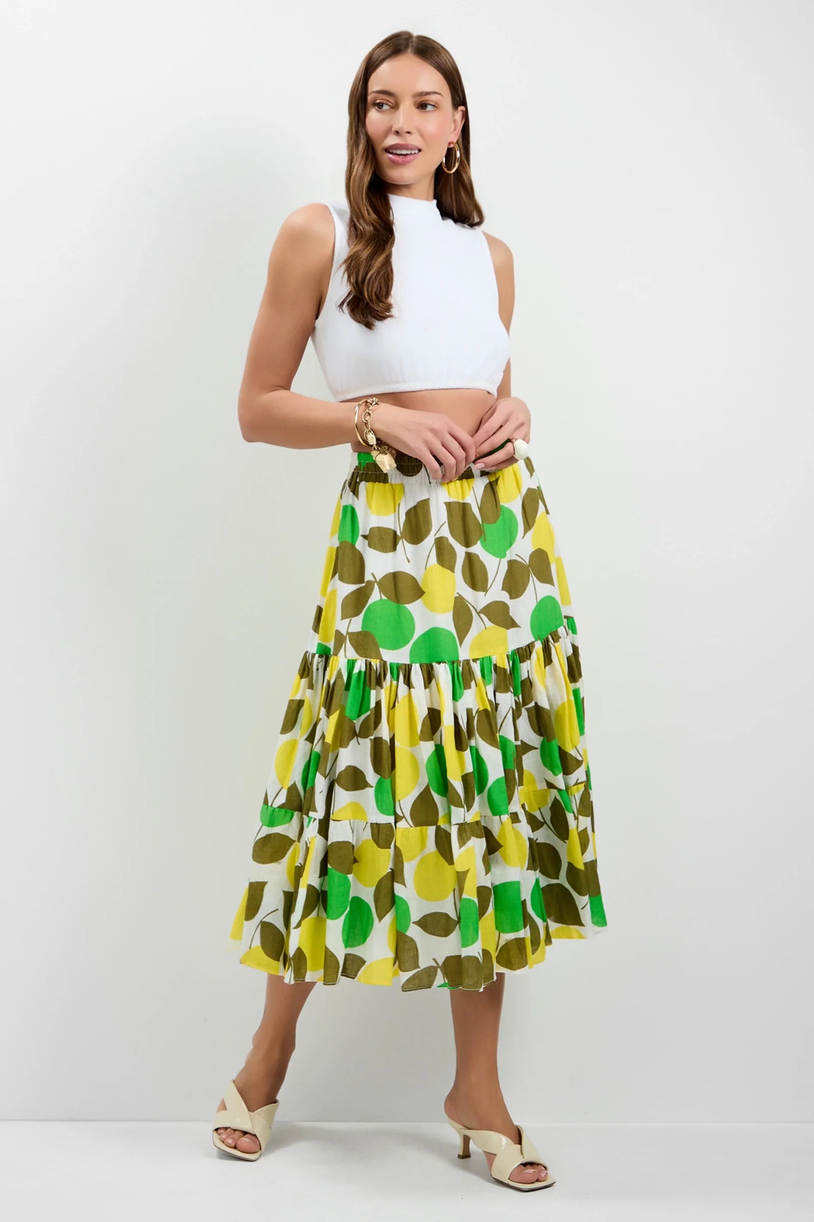 Marsay Drop Waist Midi Skirt