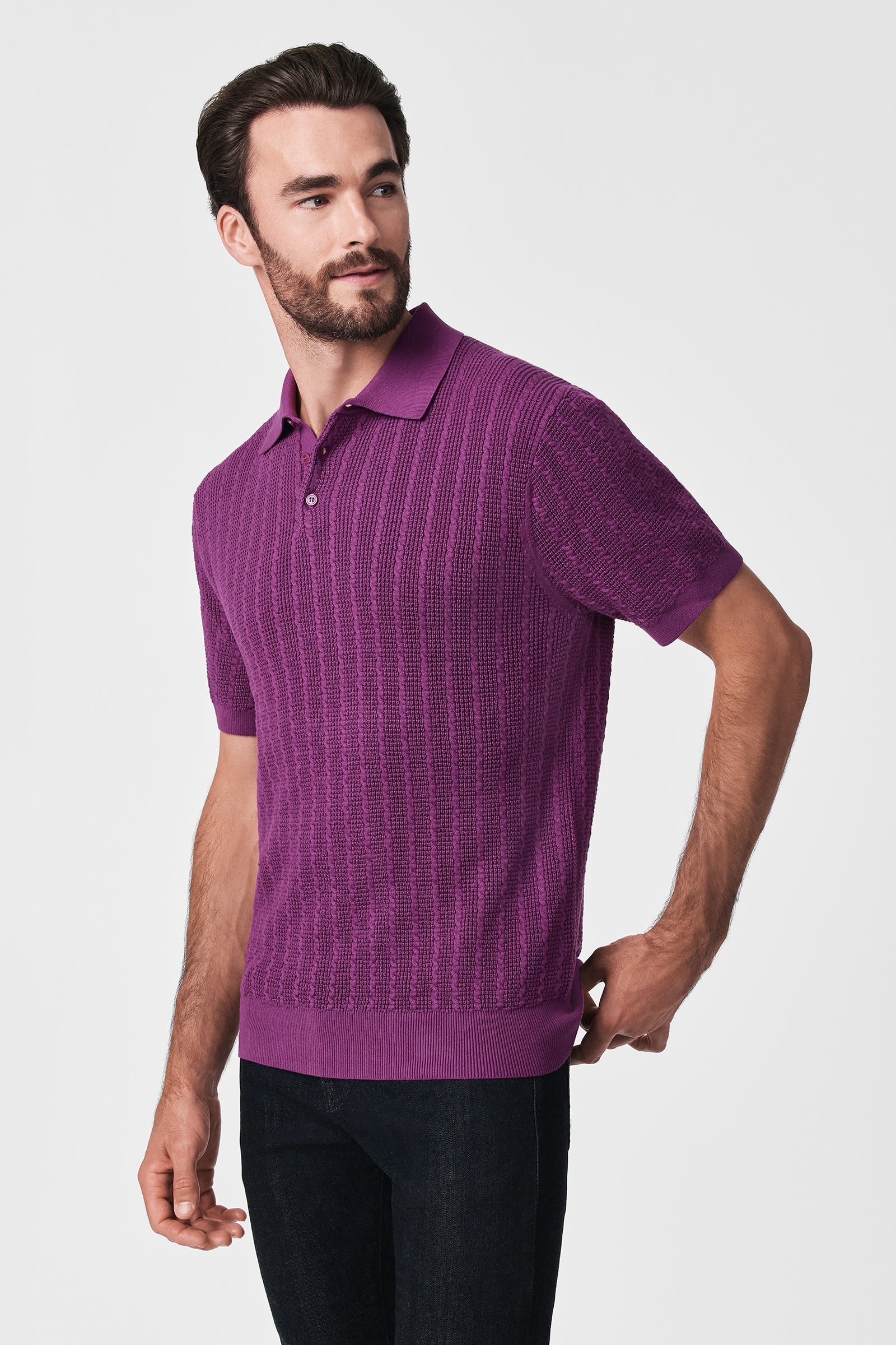 Asher Short-Sleeve Polo