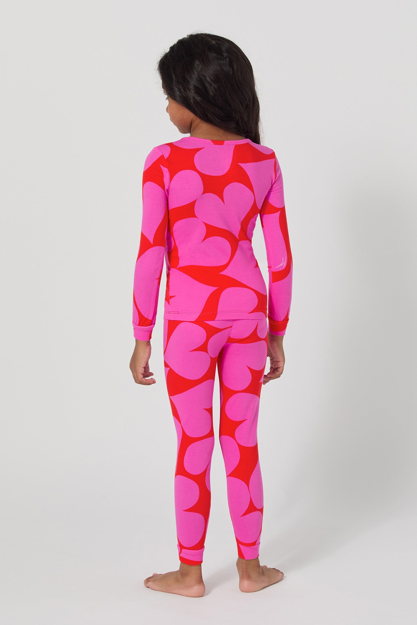Kids Pj Set Hearts