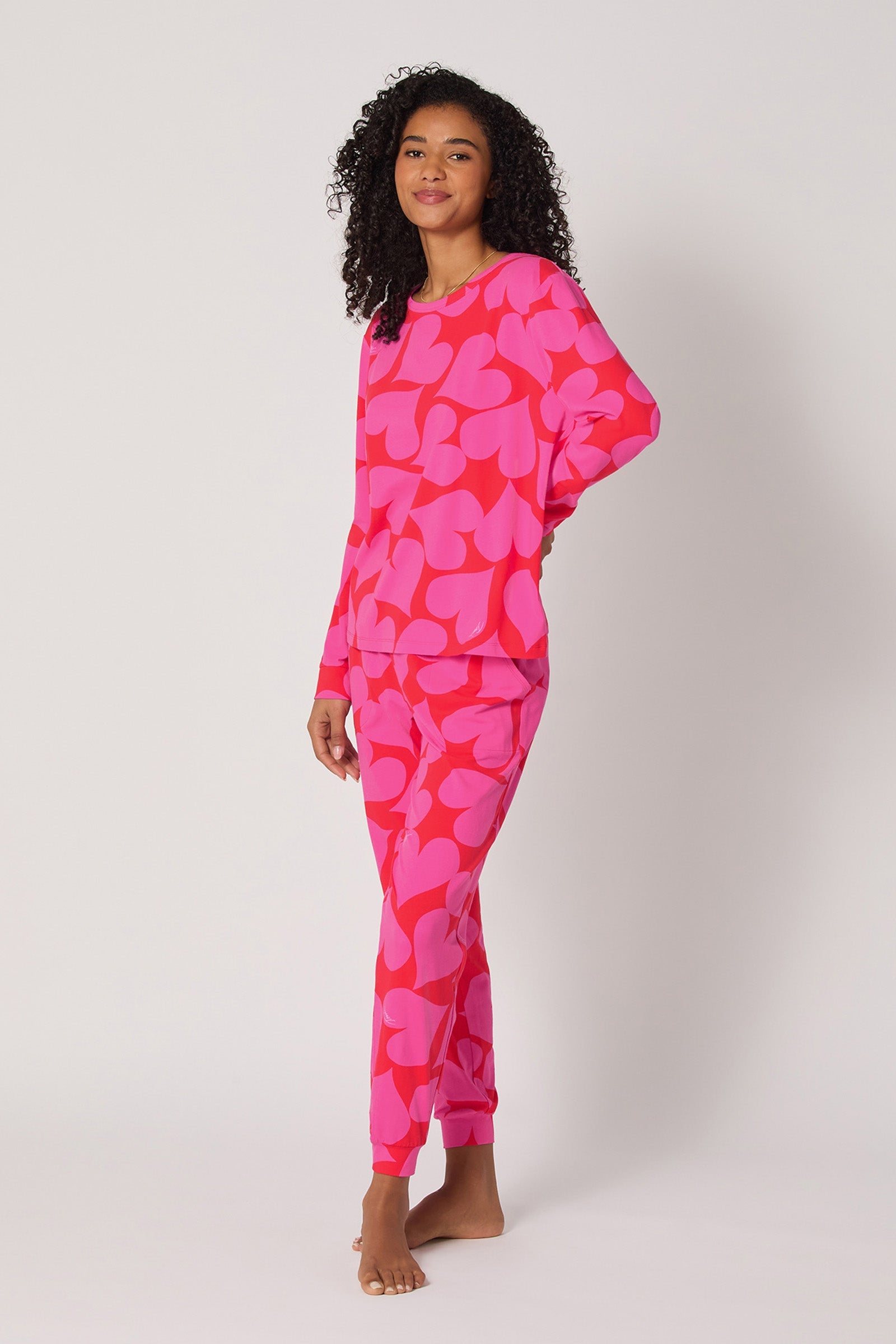 Pullover PJ Set - Hearts
