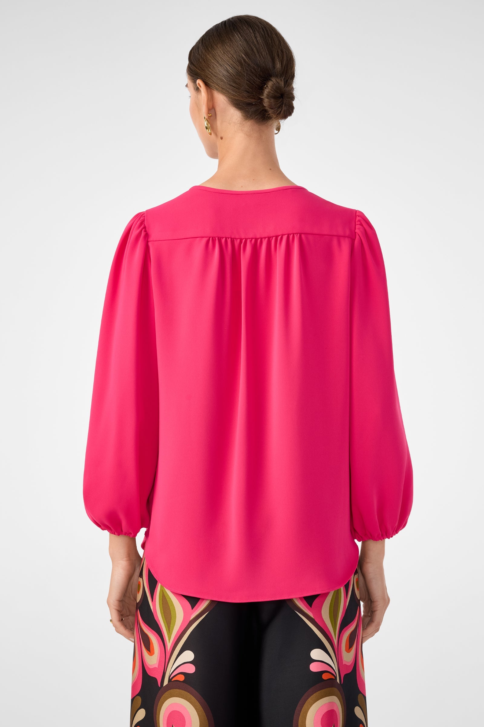 Morabi Split-Neck Top
