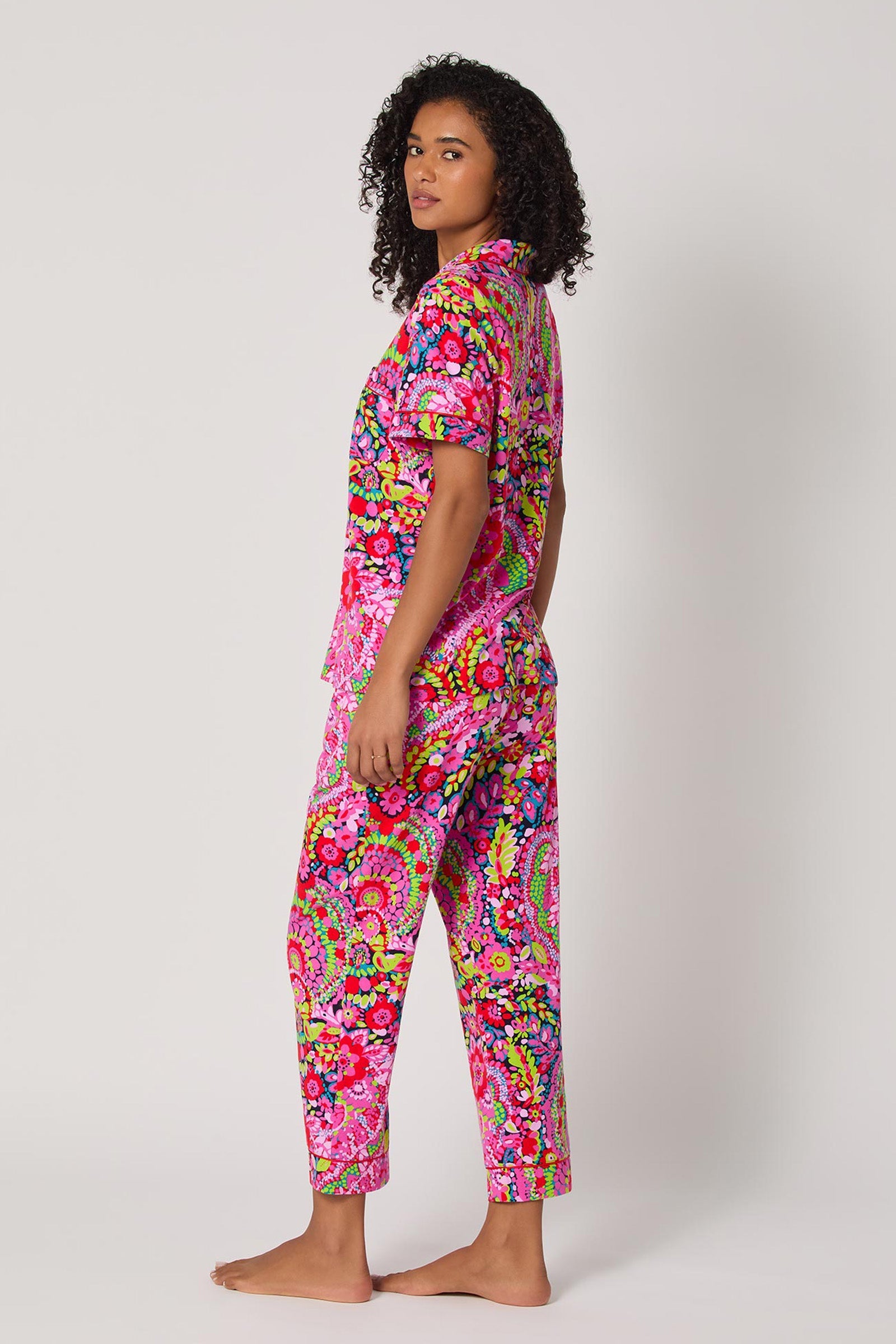Crop PJ Set - Las Flores