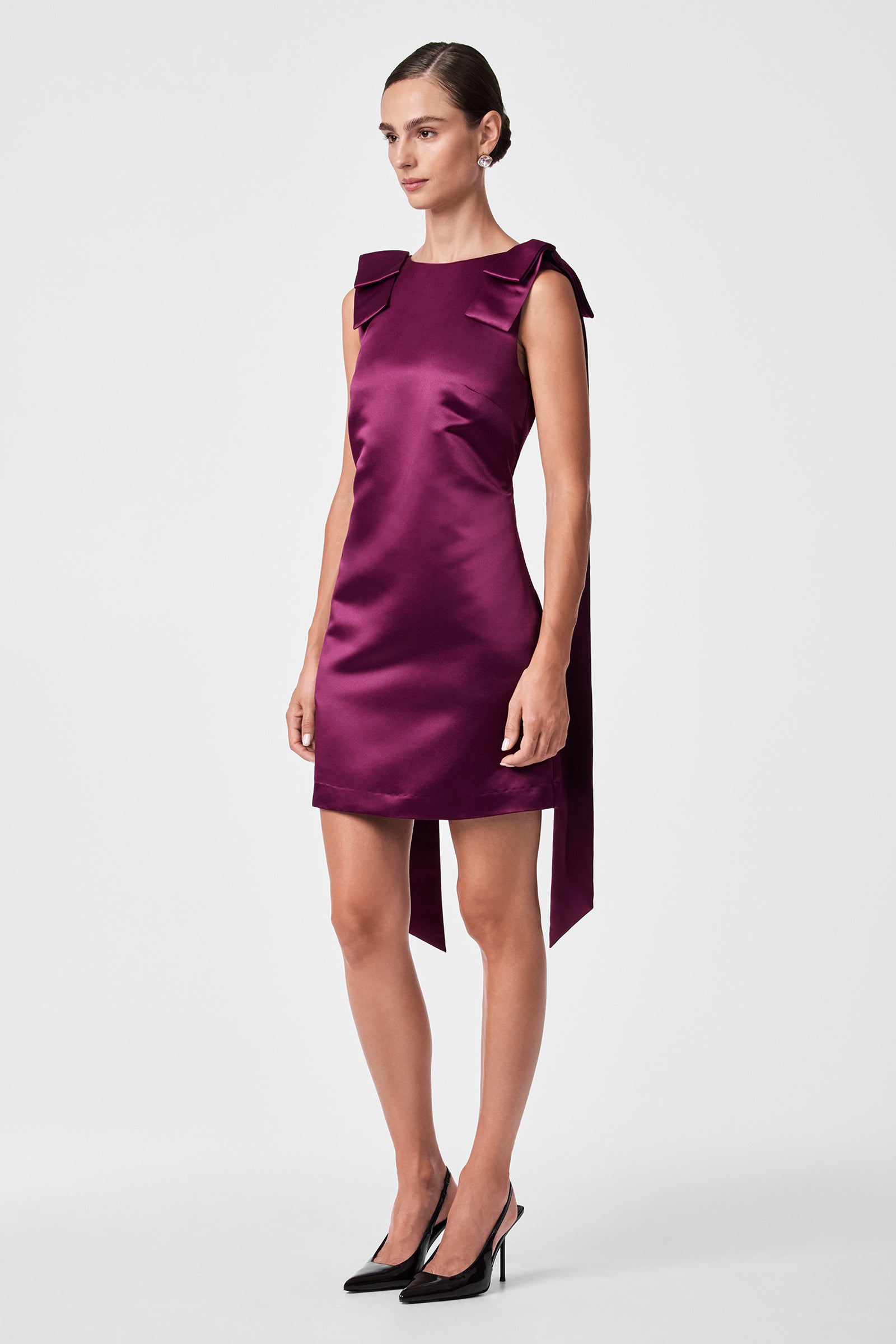 Priscilla Bow Mini Dress