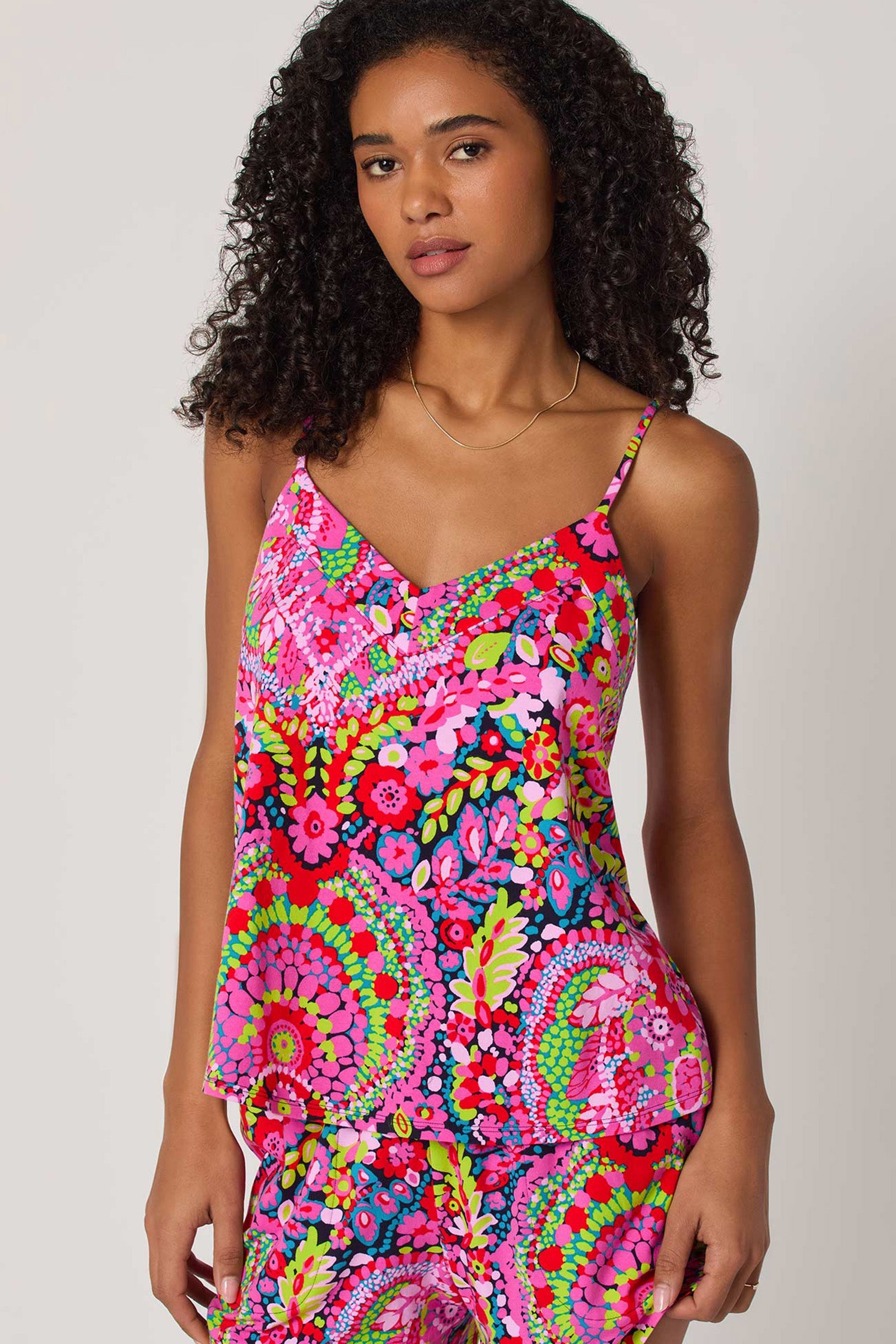 Cami Shorty PJ Set - Las Flores