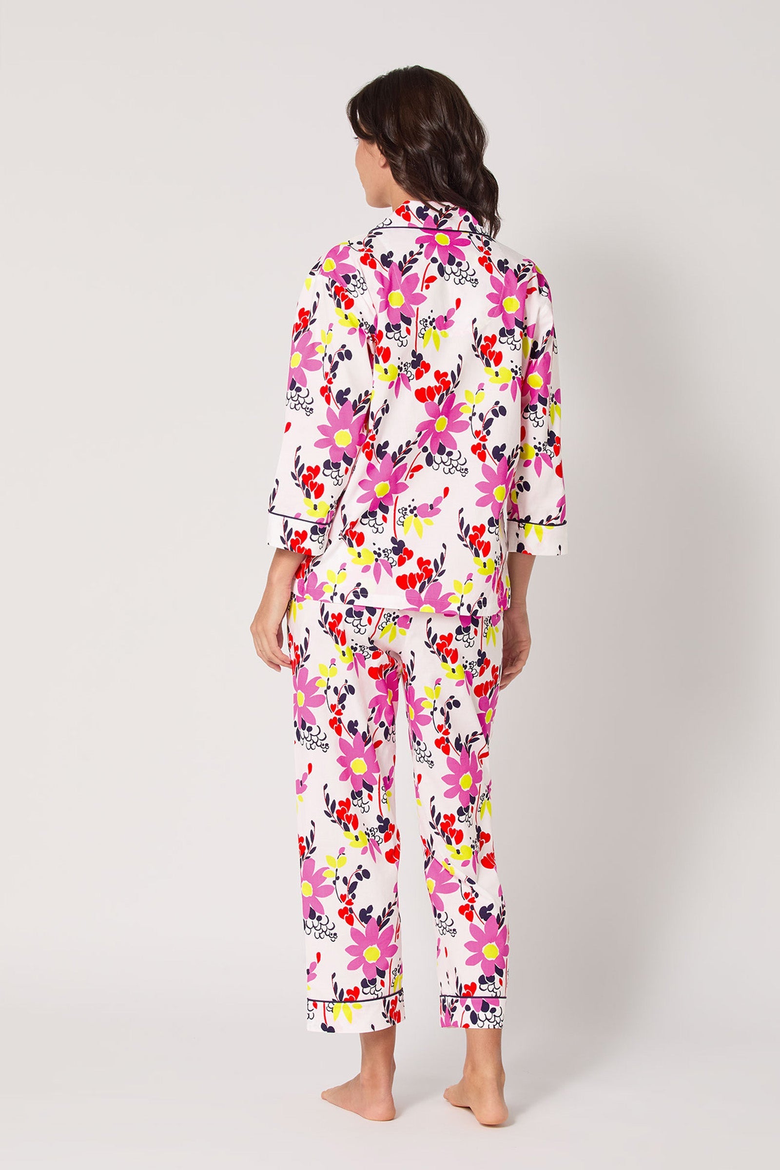 Crop Classic PJ Set - Whimsical Floral